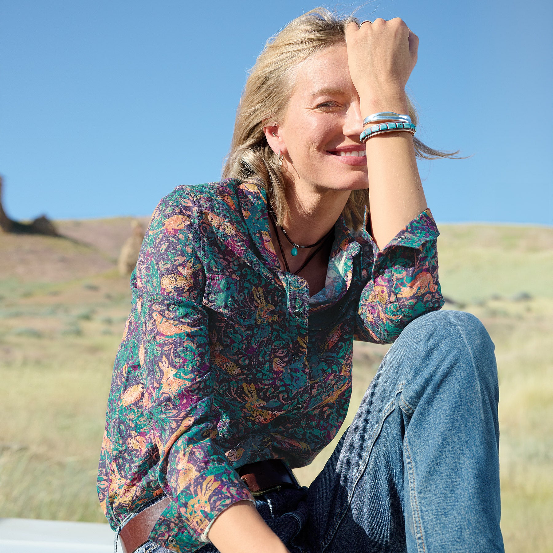 sundance-Woodsong Joy Shirt, Petite-Sundance Outlet