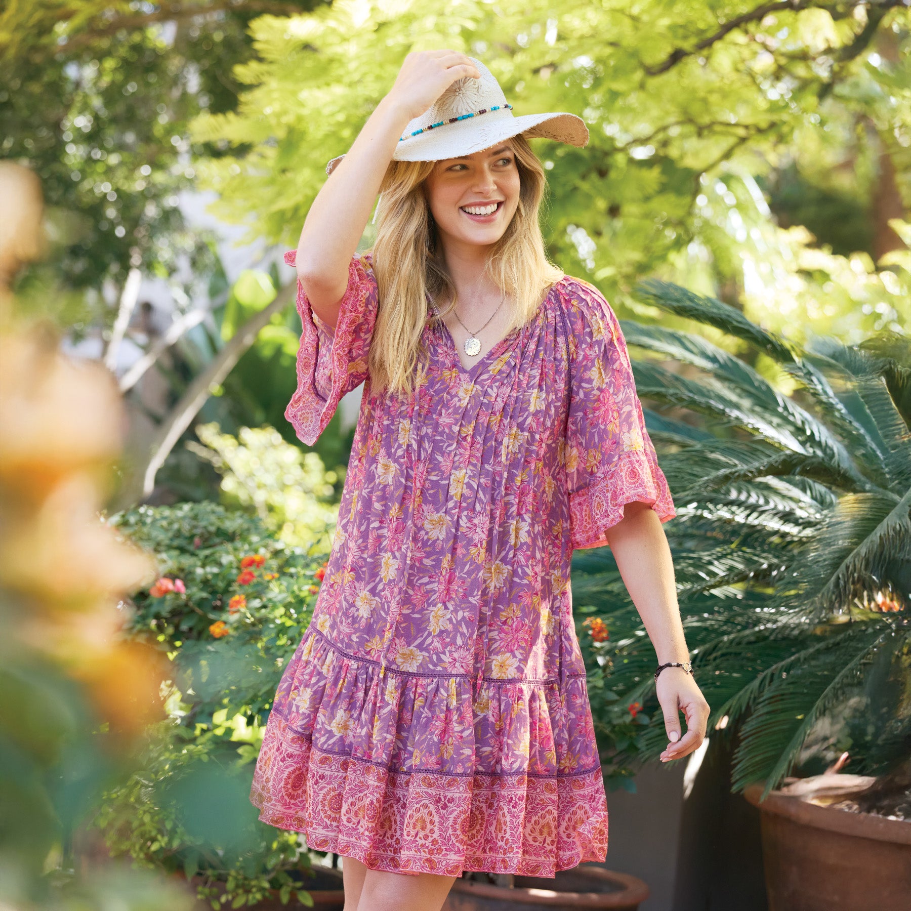 sundance-Aisha Printed Dress-Sundance Outlet