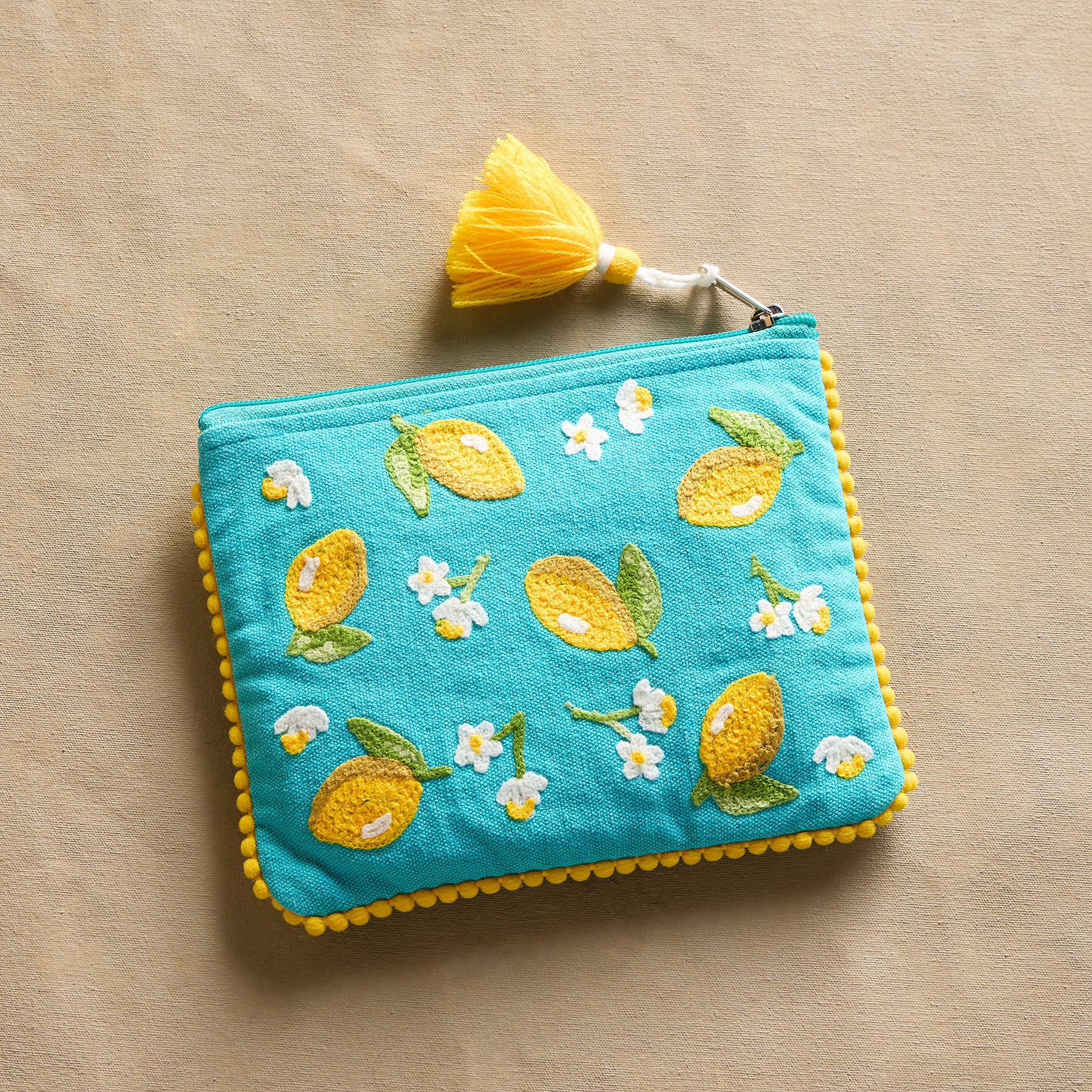 sundance-Limoncello Zippered Pouch-Sundance Outlet