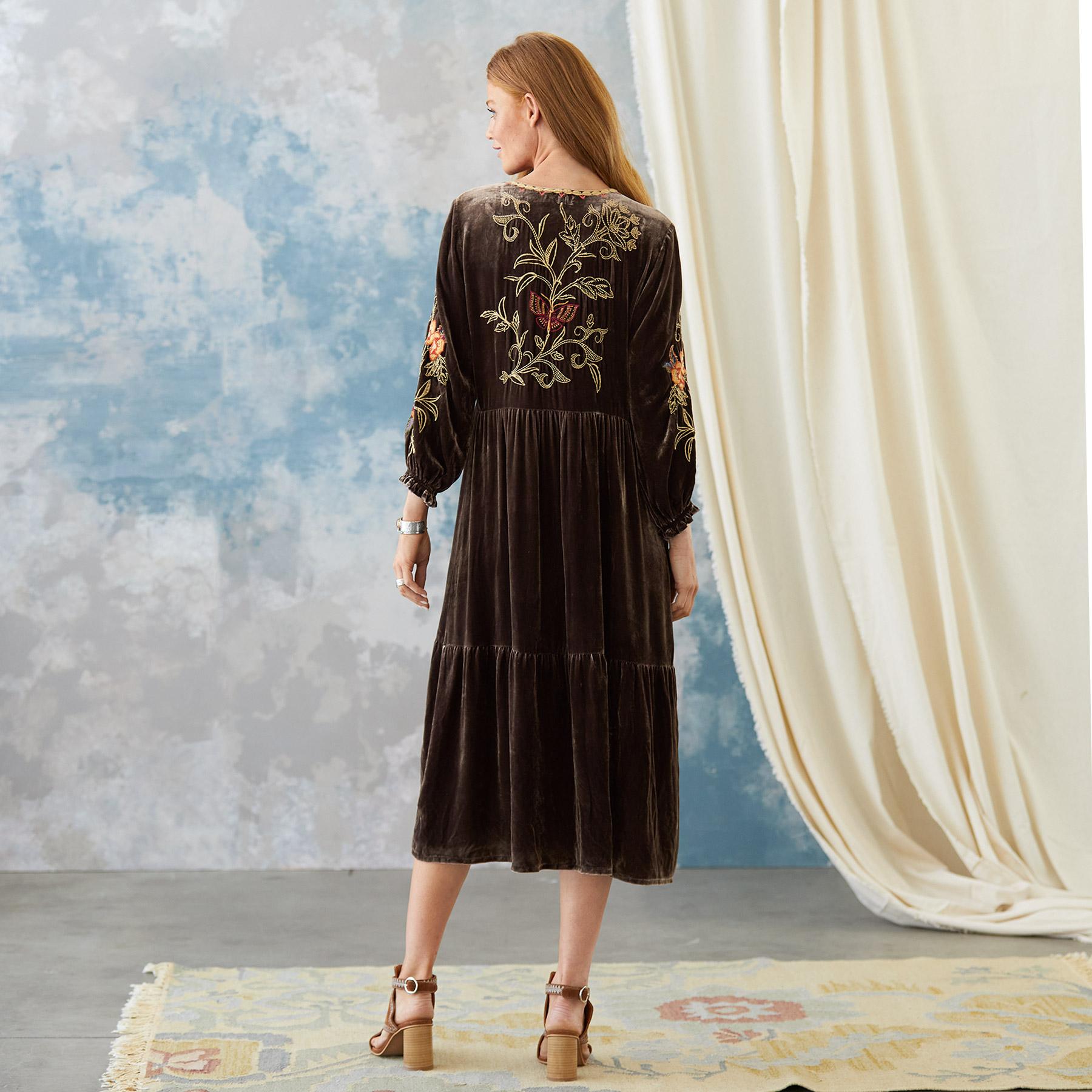 sundance-Taline Velvet Dress-Sundance Outlet