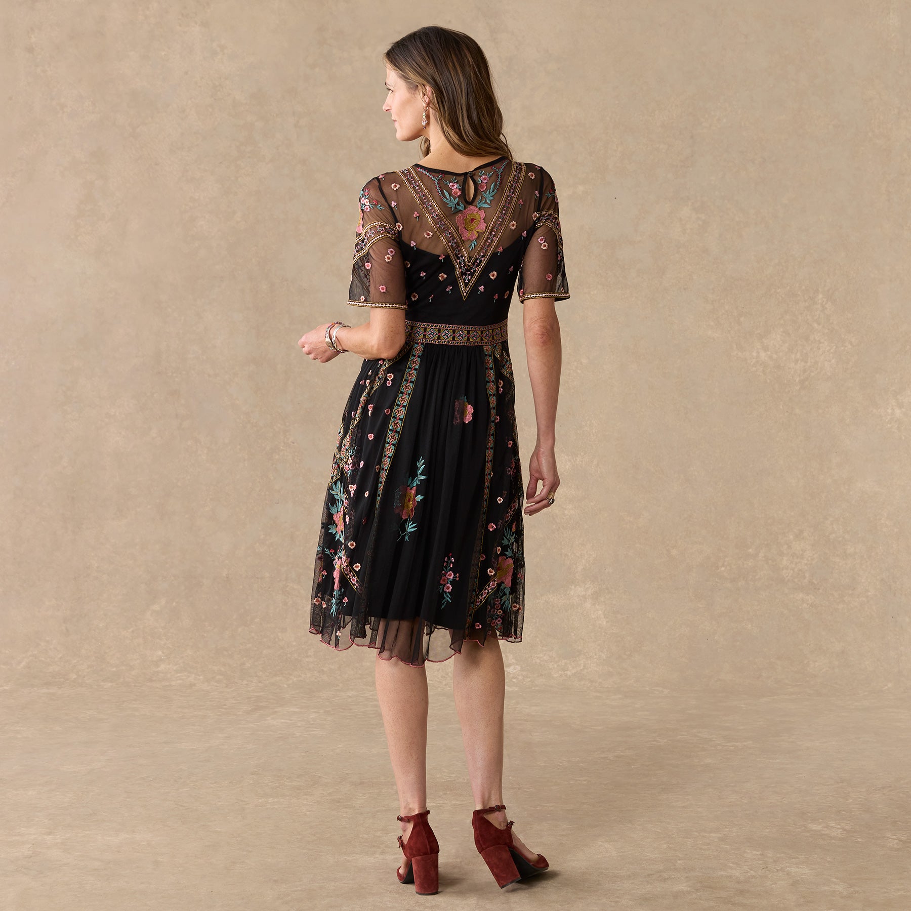 sundance-Roxanna Mesh Dress-Sundance Outlet