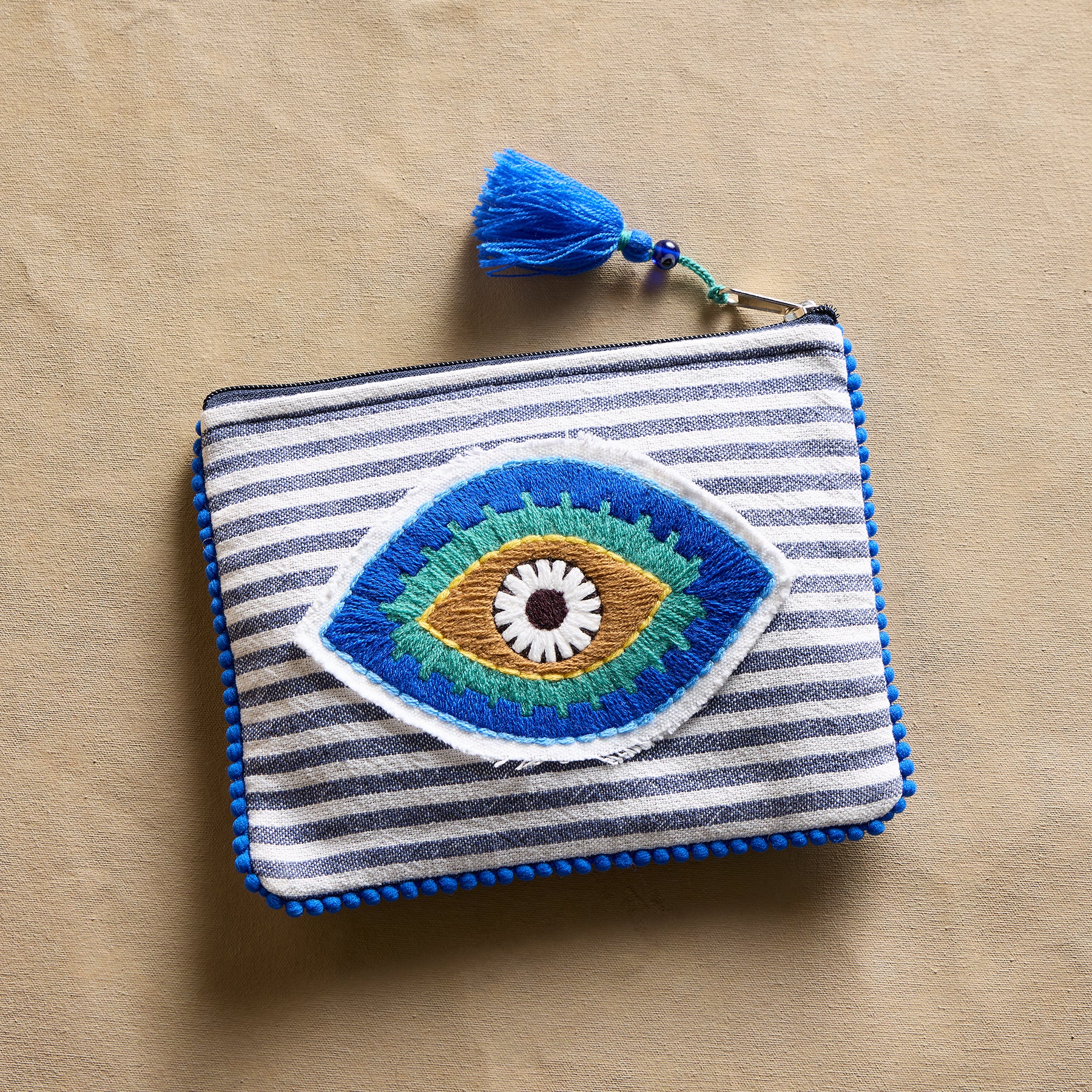 sundance-Nazar Evil Eye Pouch-Sundance Outlet