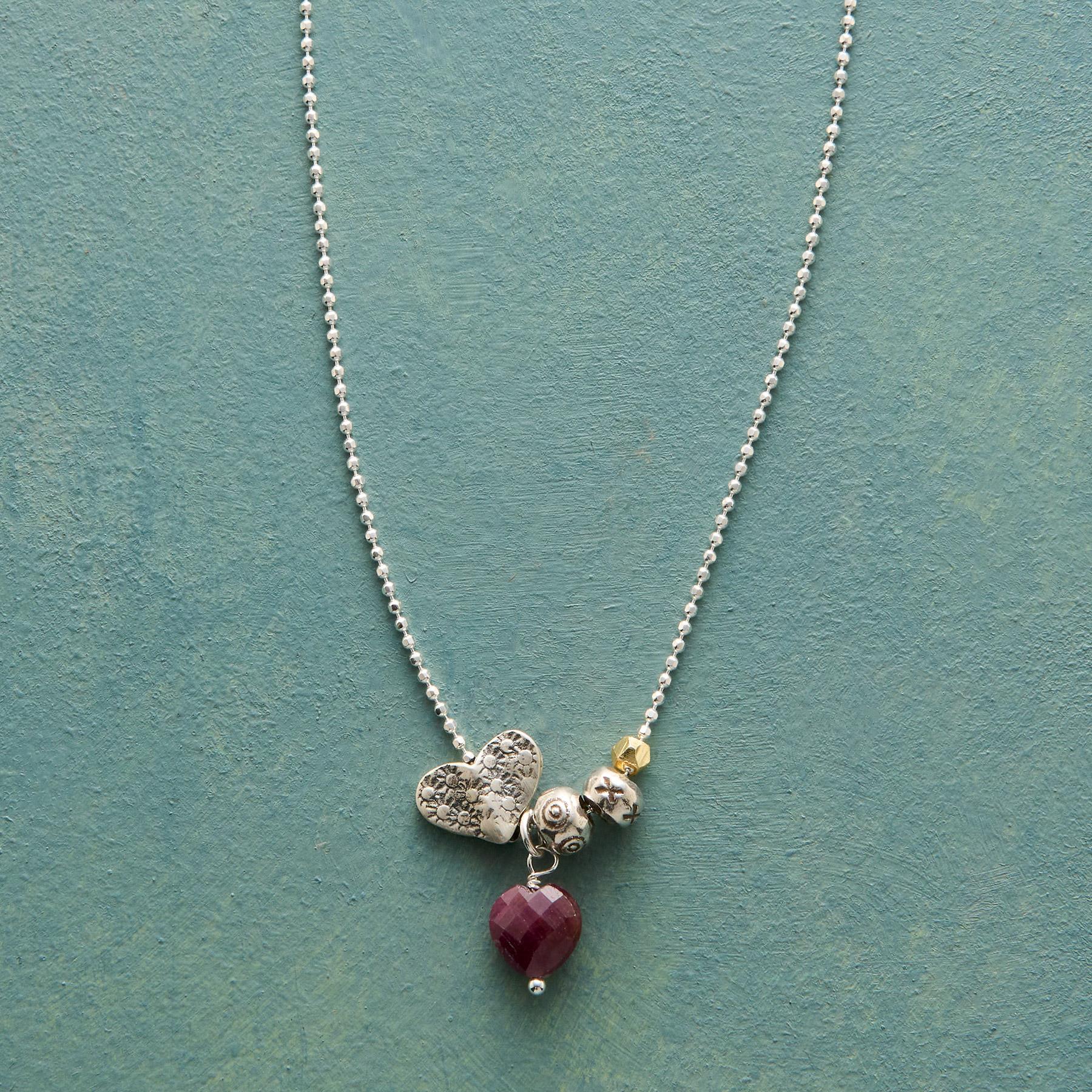 sundance-Heart Birthstone Necklace-Sundance Outlet