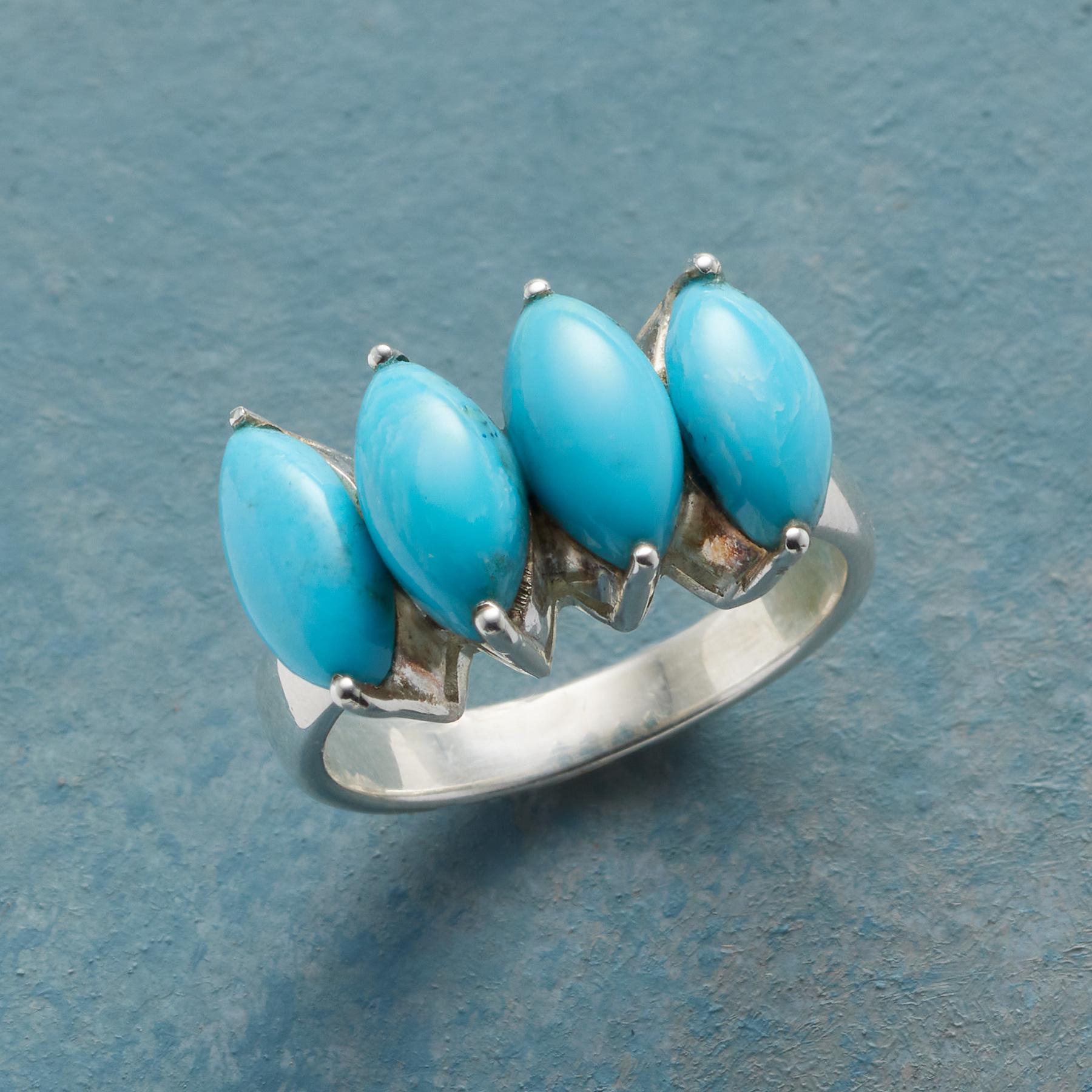 sundance-Turquoise Pod Ring-Sundance Outlet