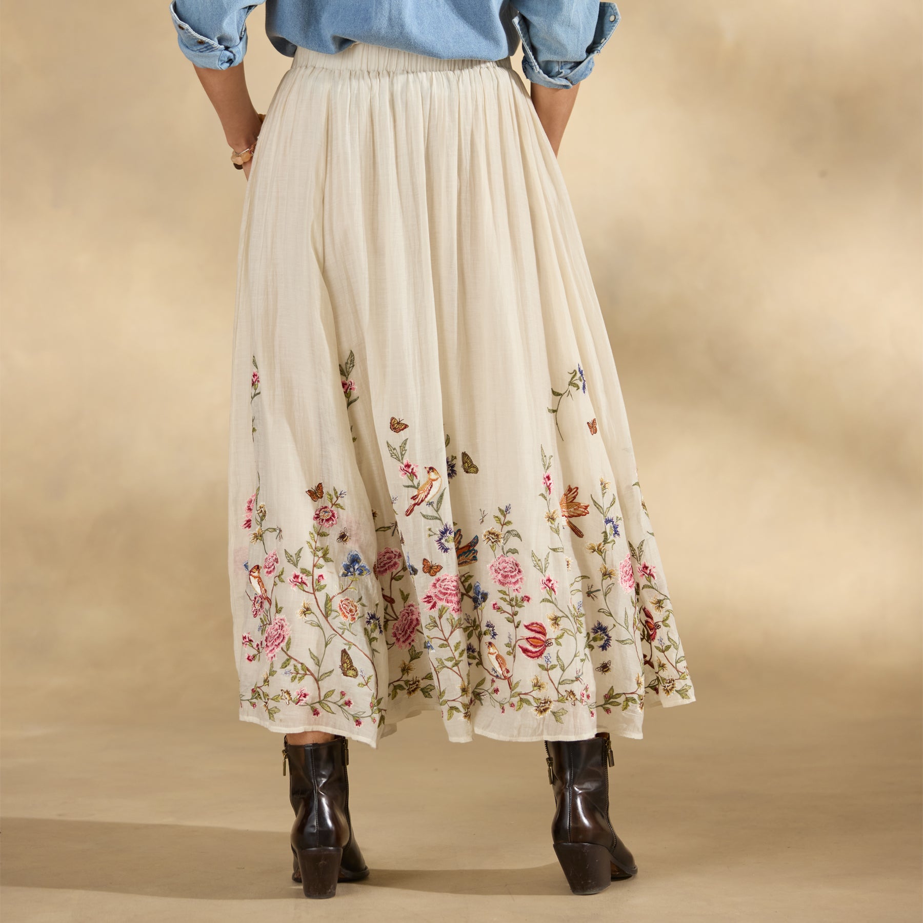sundance-Romance Garden Skirt-Sundance Outlet