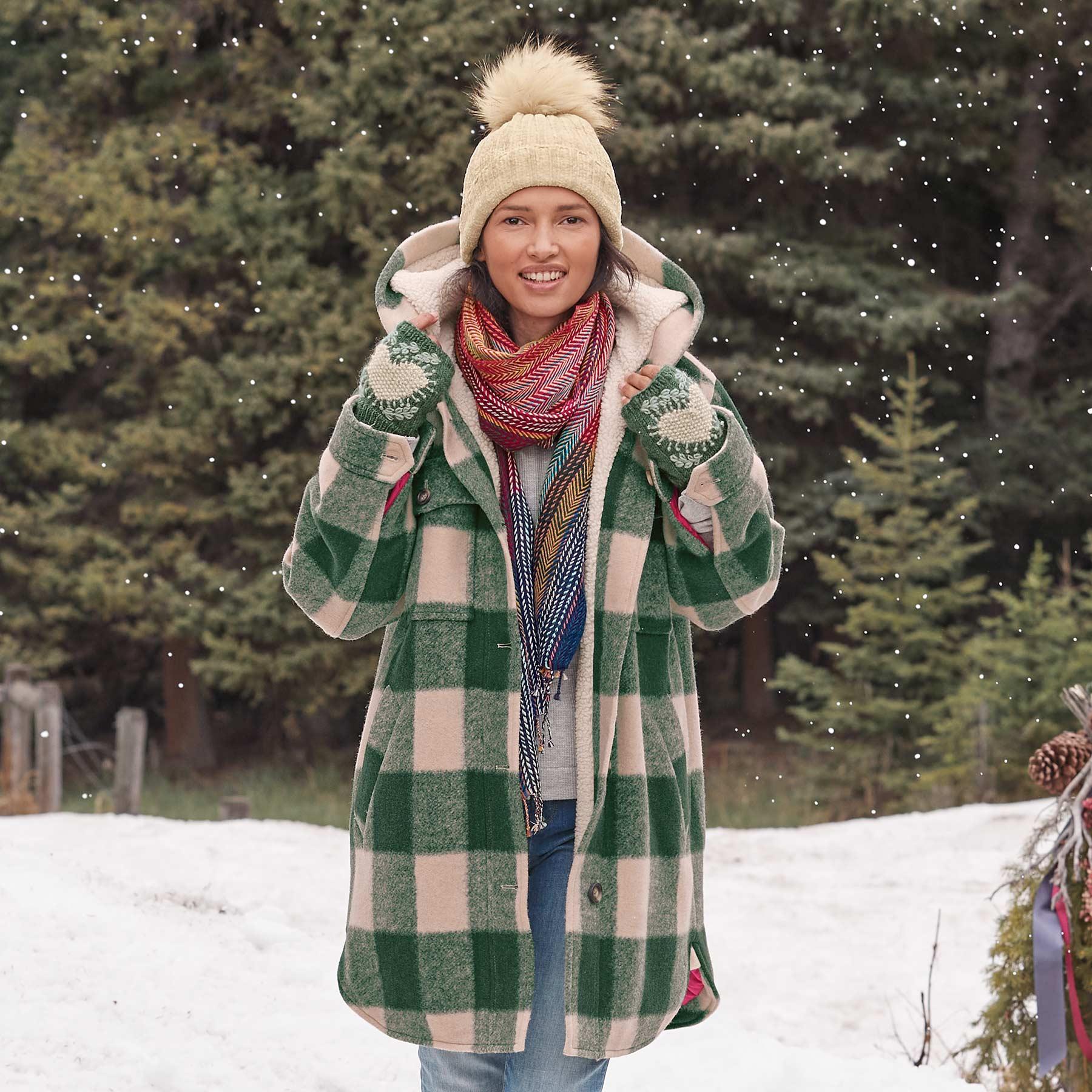 sundance-Fireside Plaid Jacket, Petite-Sundance Outlet