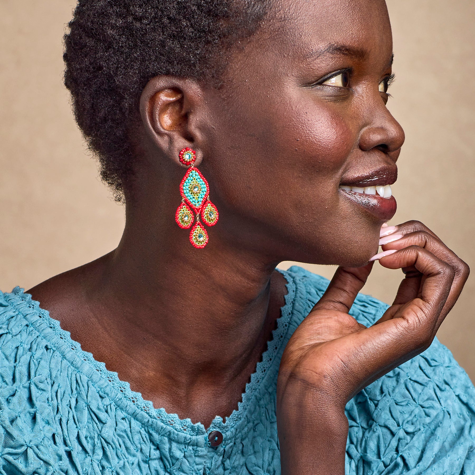 sundance-Hypnos Chandelier Earrings-Sundance Outlet