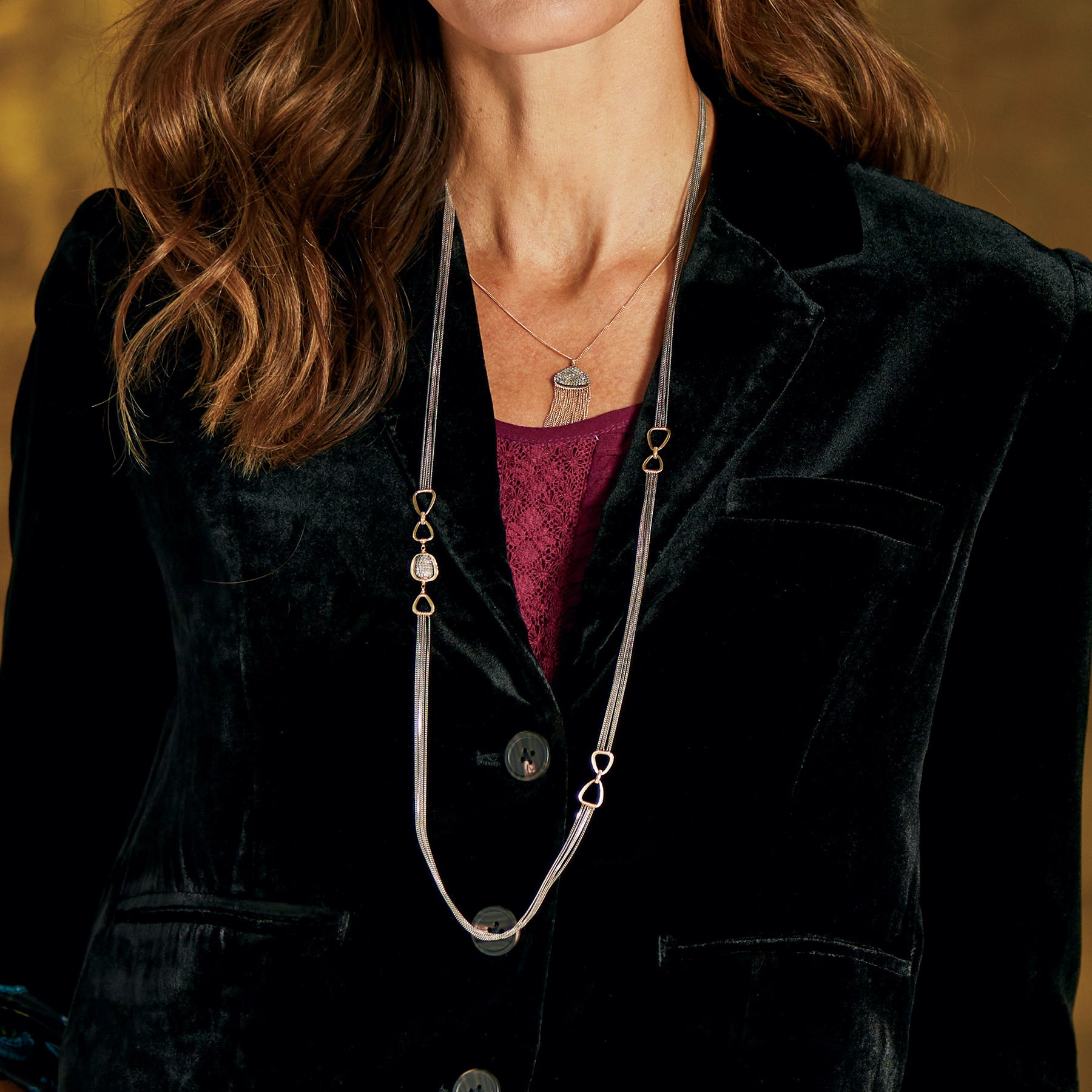 sundance-Black Tie Necklace-Sundance Outlet