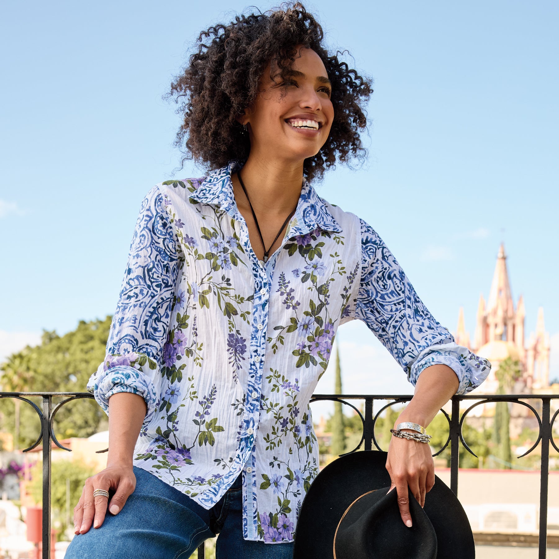 sundance-Forget Me Not Shirt-Sundance Outlet