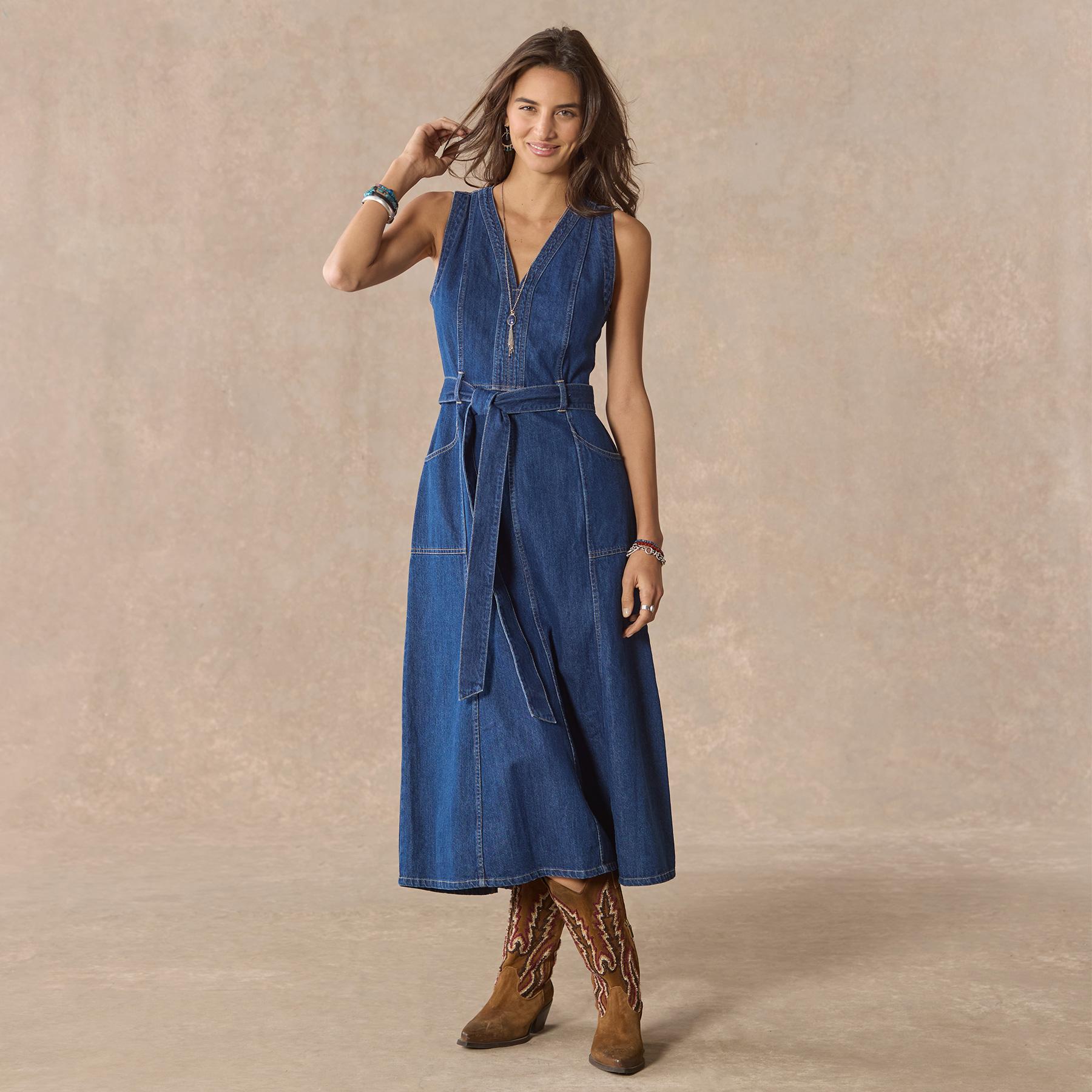 sundance-Poppy Denim Dress-Sundance Outlet