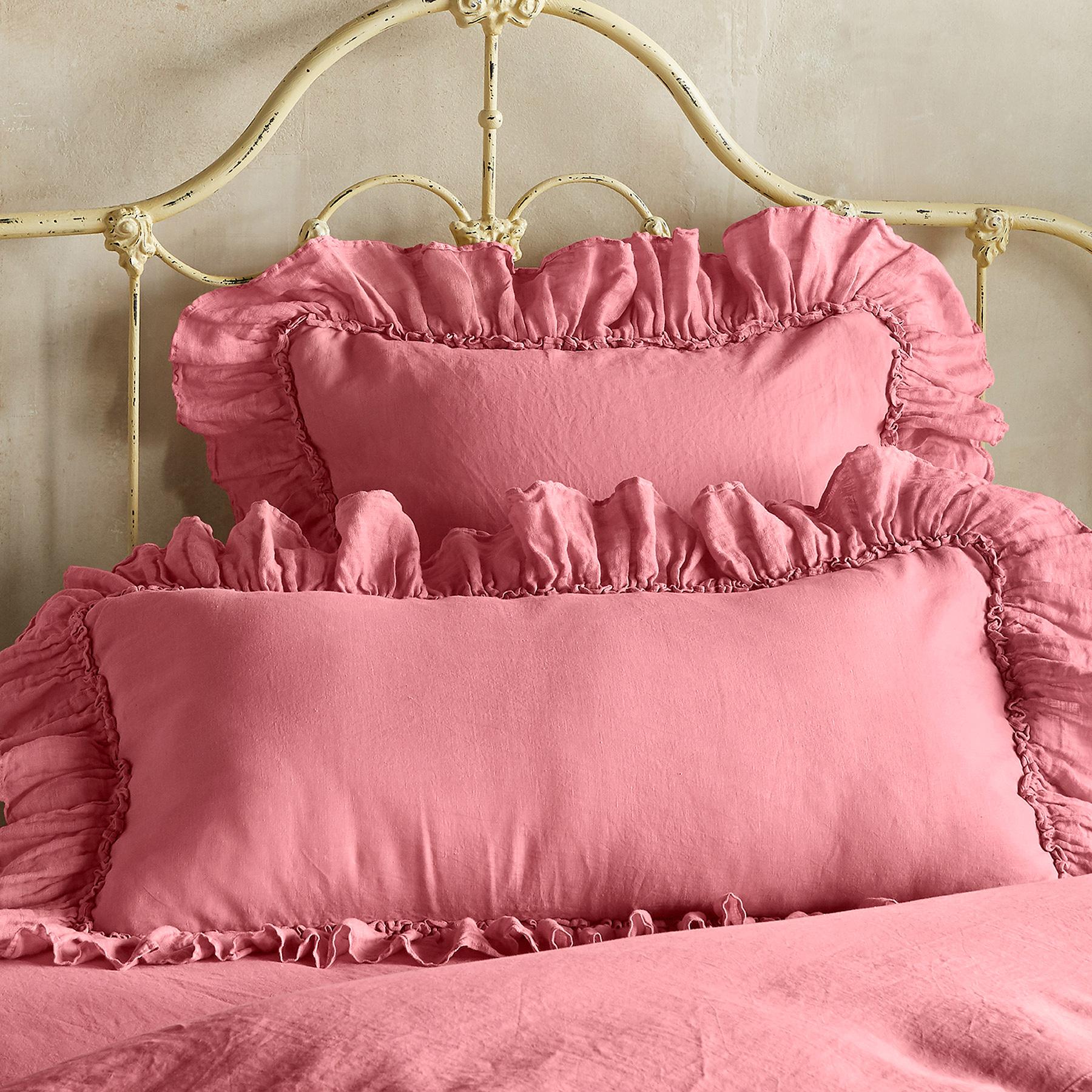 sundance-Gossamer Linen Ruffle Sham-Sundance Outlet