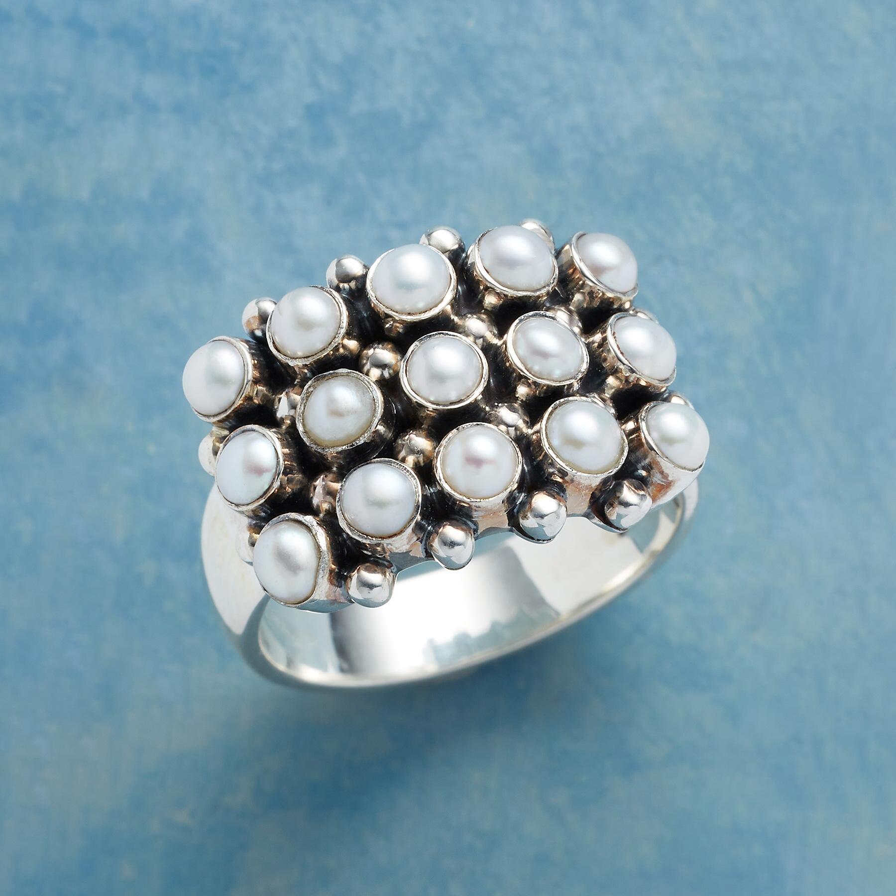 sundance-All In A Row Pearl Ring-Sundance Outlet
