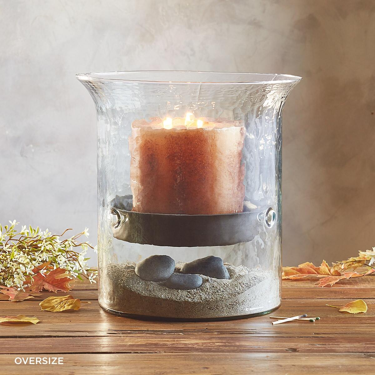 sundance-Blown Glass Hurricane-Sundance Outlet