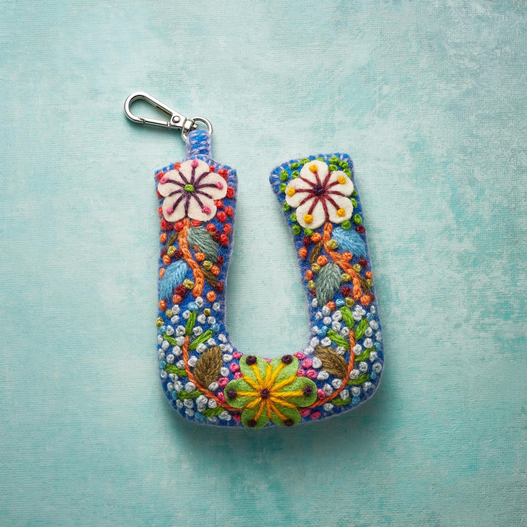 sundance-Fleur De Felt Initial Clip-Sundance Outlet