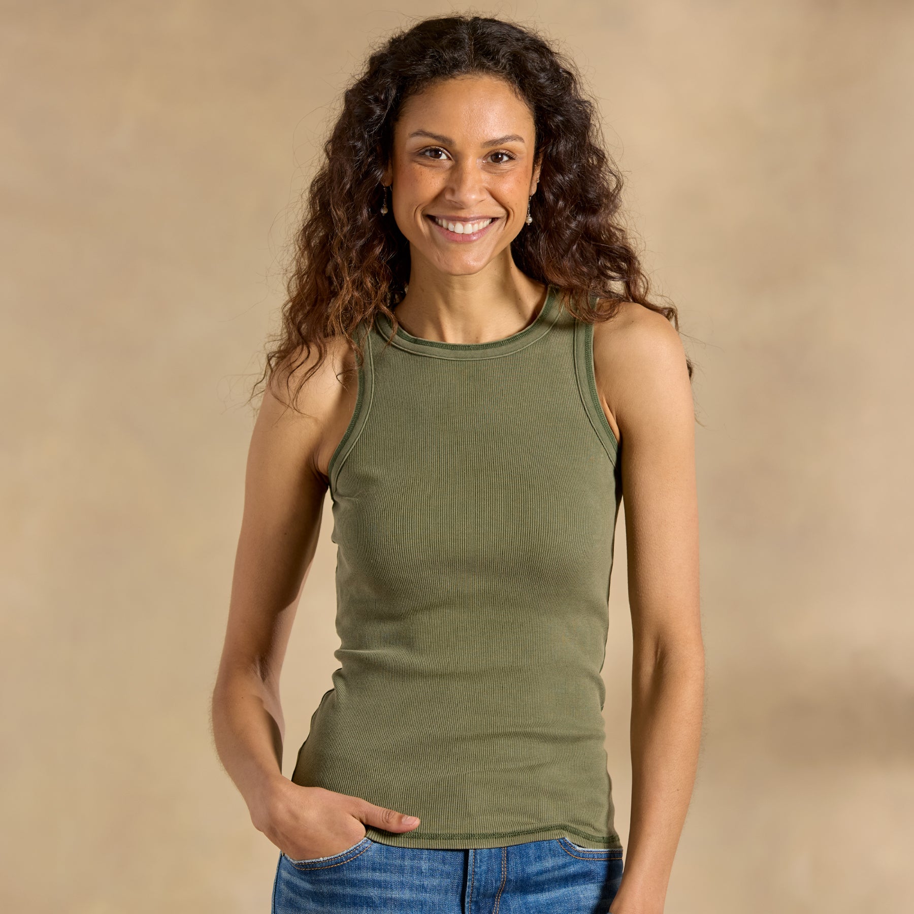 sundance-Goleta Ribbed Tank-Sundance Outlet