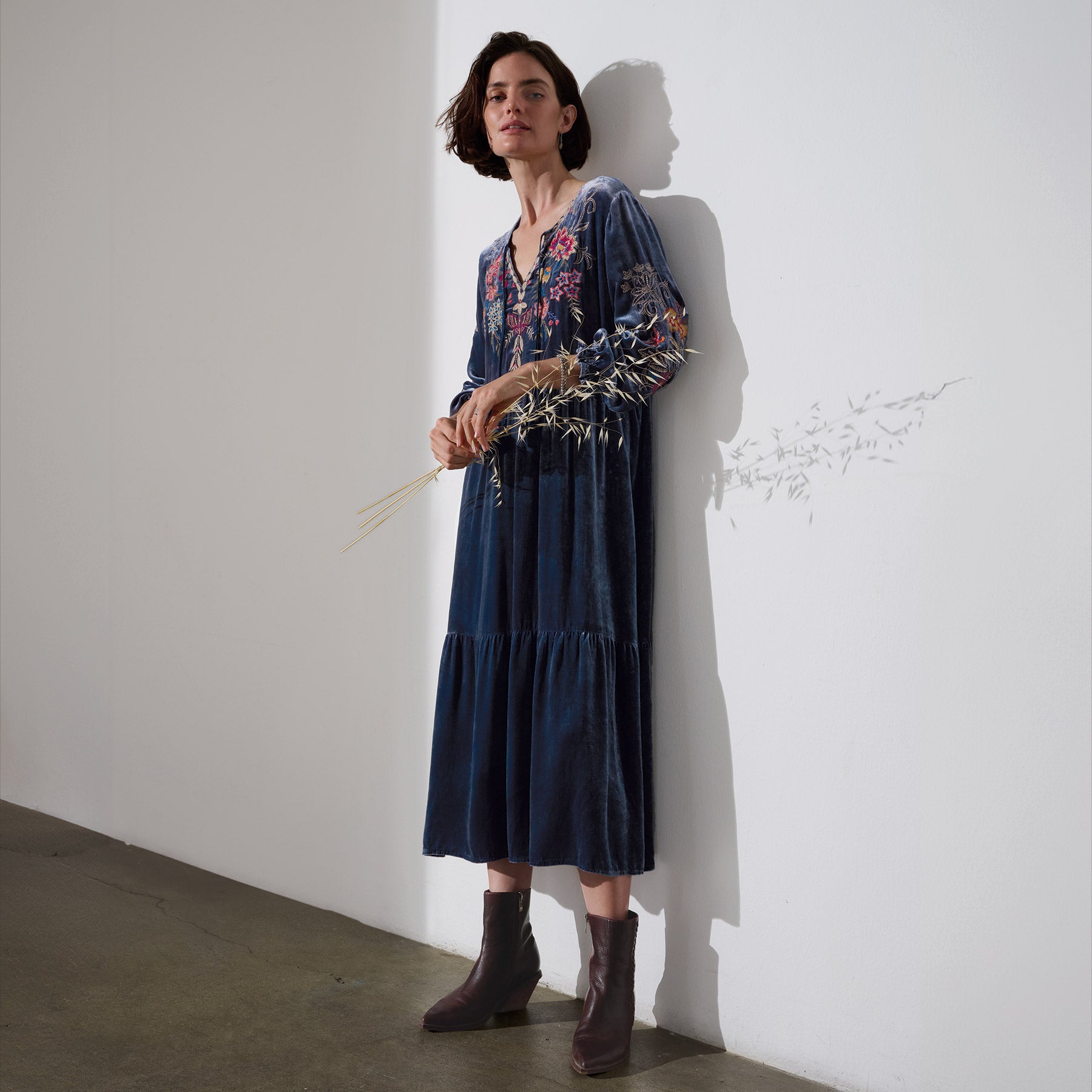 sundance-Taline Velvet Dress-Sundance Outlet