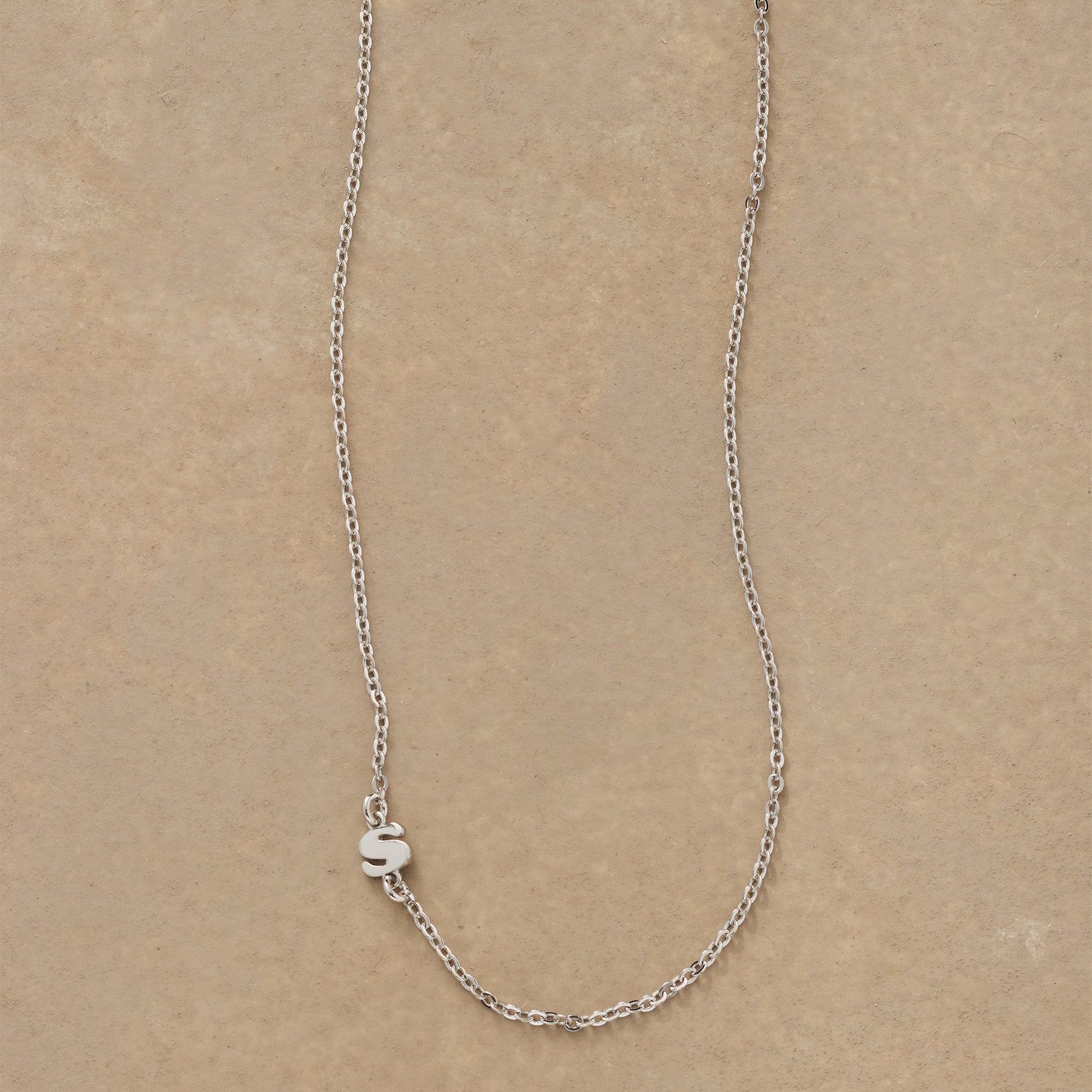 sundance-Silver Initial Spark Necklace-Sundance Outlet