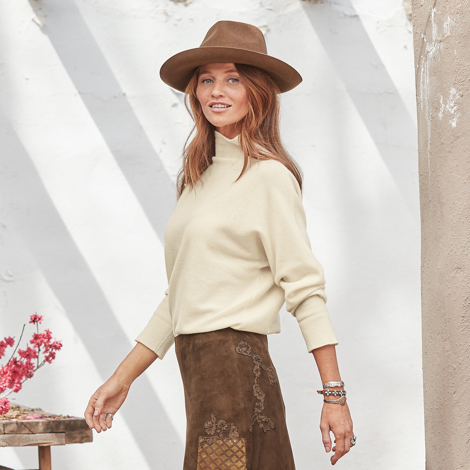 sundance-Evianna Cashmere Sweater, Petite-Sundance Outlet