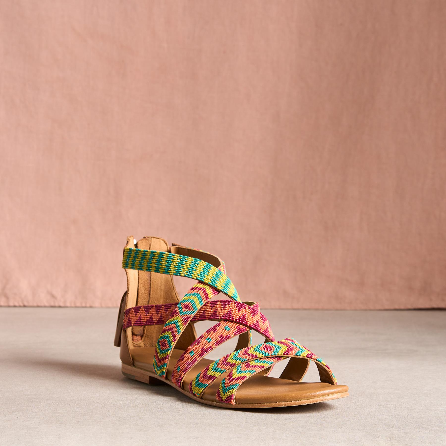 sundance-Beaded Paradise Sandals-Sundance Outlet