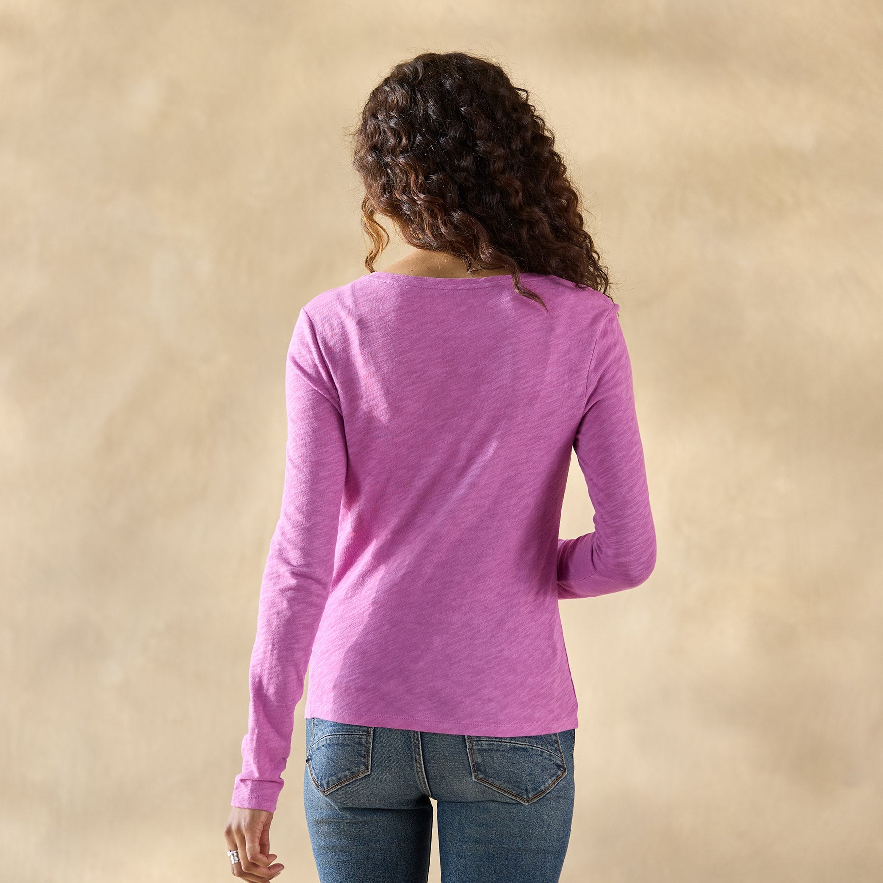 sundance-Ultimate Airy Slub Crewneck, Petite-Sundance Outlet