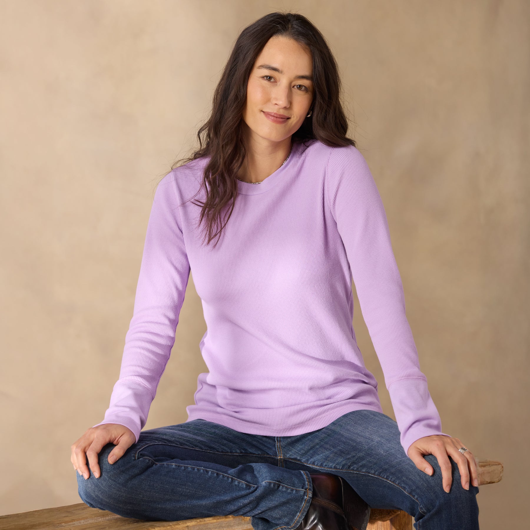 sundance-Crewneck Thermal, Petite-Sundance Outlet