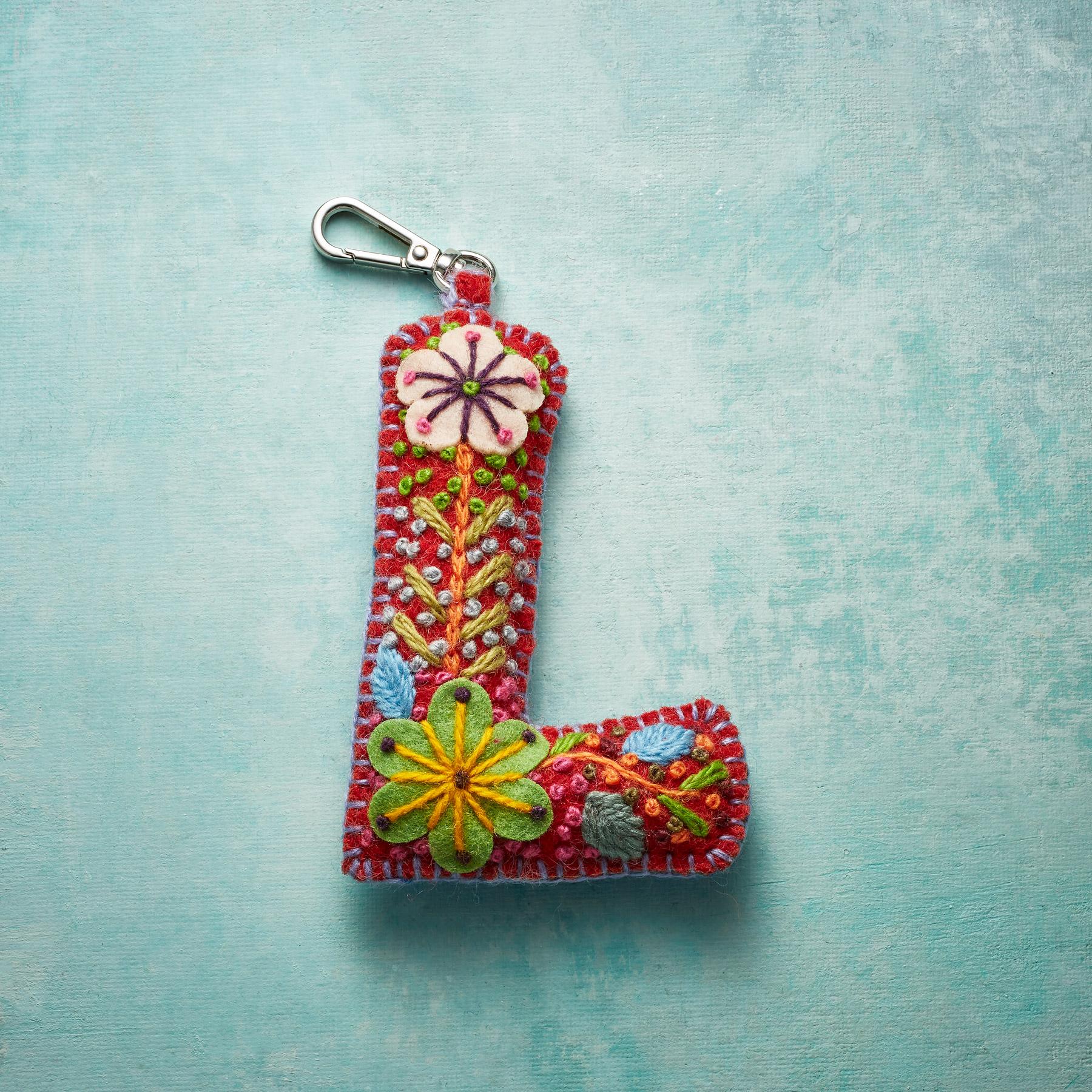 sundance-Fleur De Felt Initial Clip-Sundance Outlet