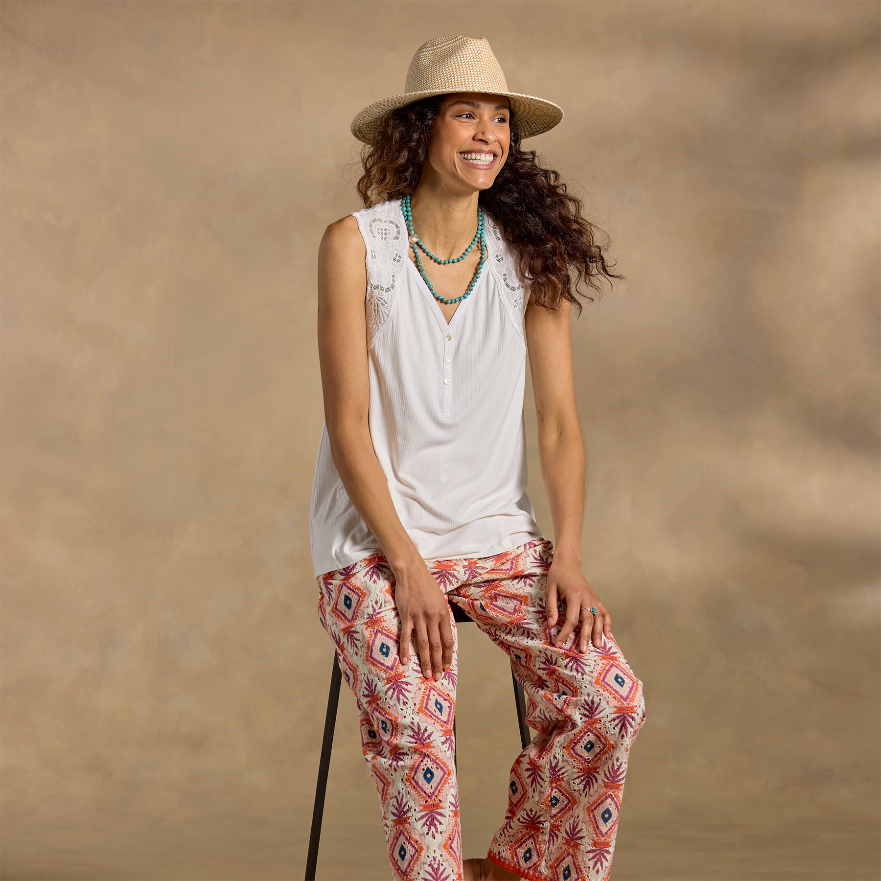 sundance-Layla Lace Tank-Sundance Outlet