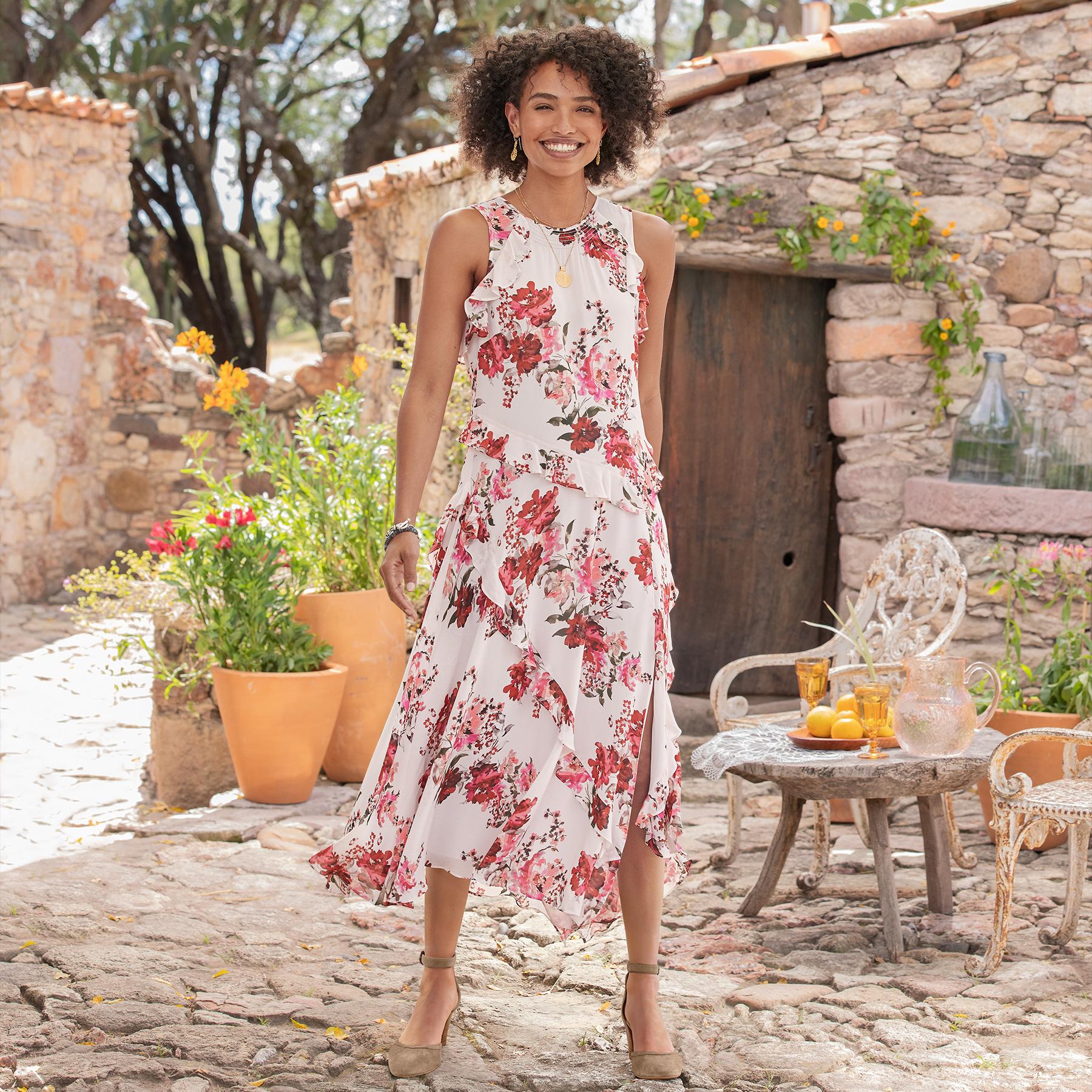 sundance-Blushing Gardens Dress-Sundance Outlet