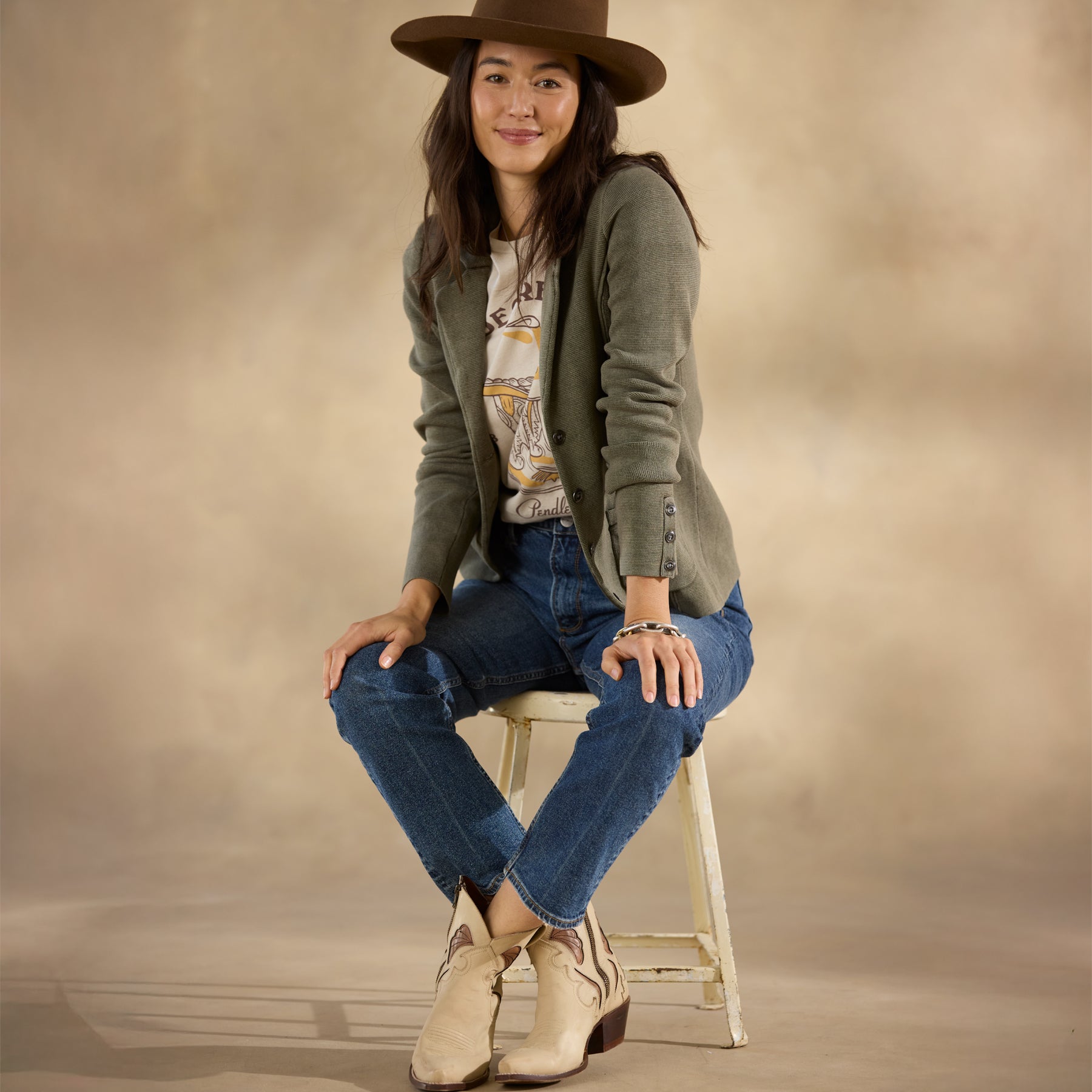 sundance-Horizon Sweater Blazer-Sundance Outlet