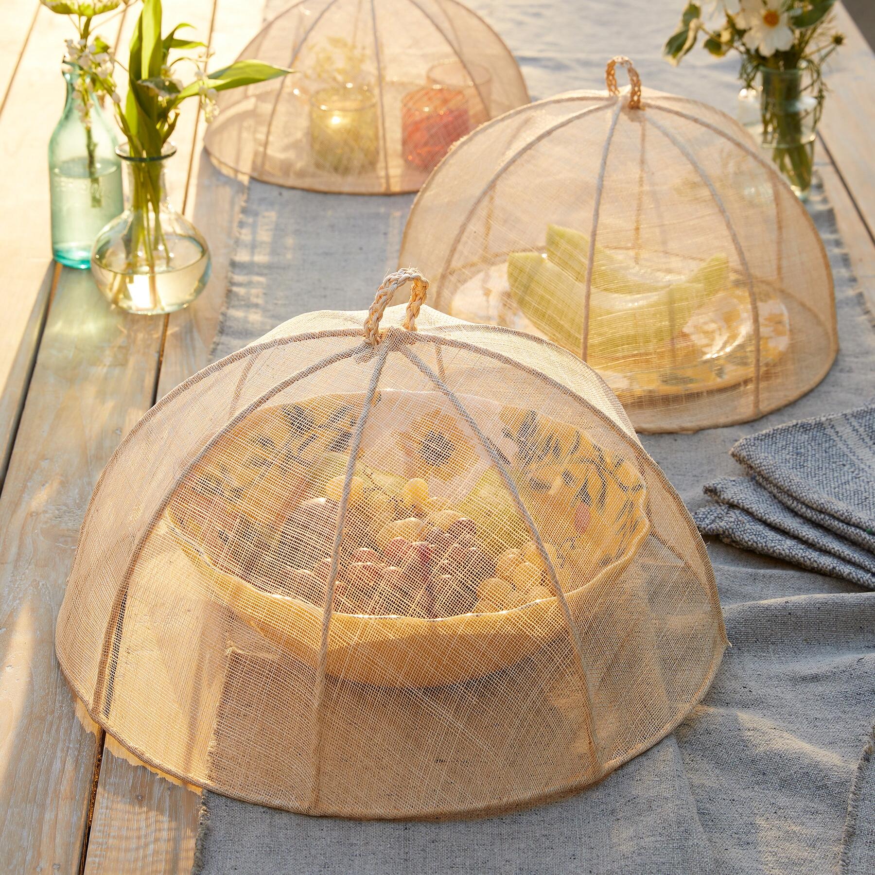 sundance-Large Sinamay Food Covers Set-Sundance Outlet