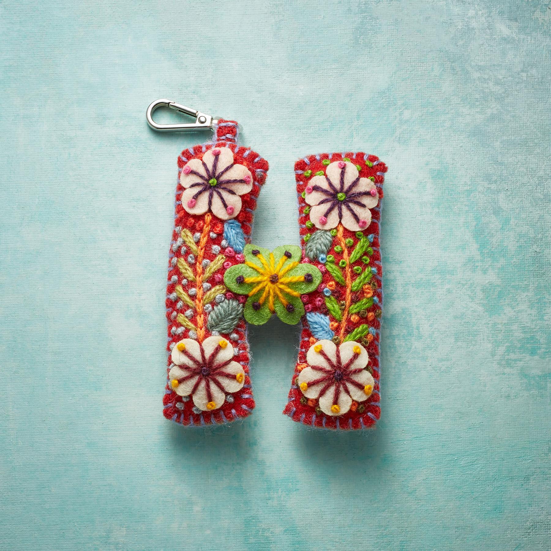 sundance-Fleur De Felt Initial Clip-Sundance Outlet