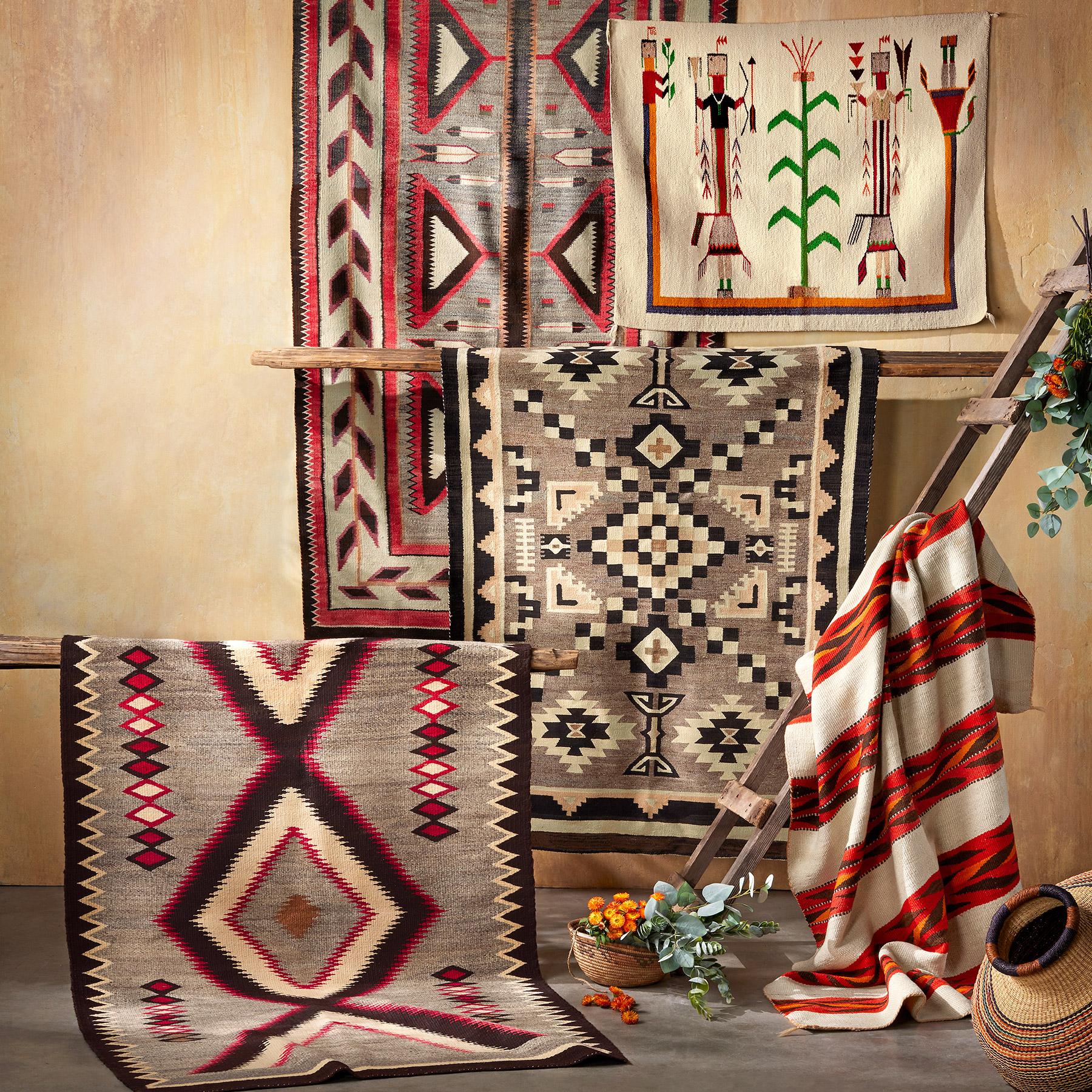 sundance-1930s Two Grey Hills Weaving-Sundance Outlet