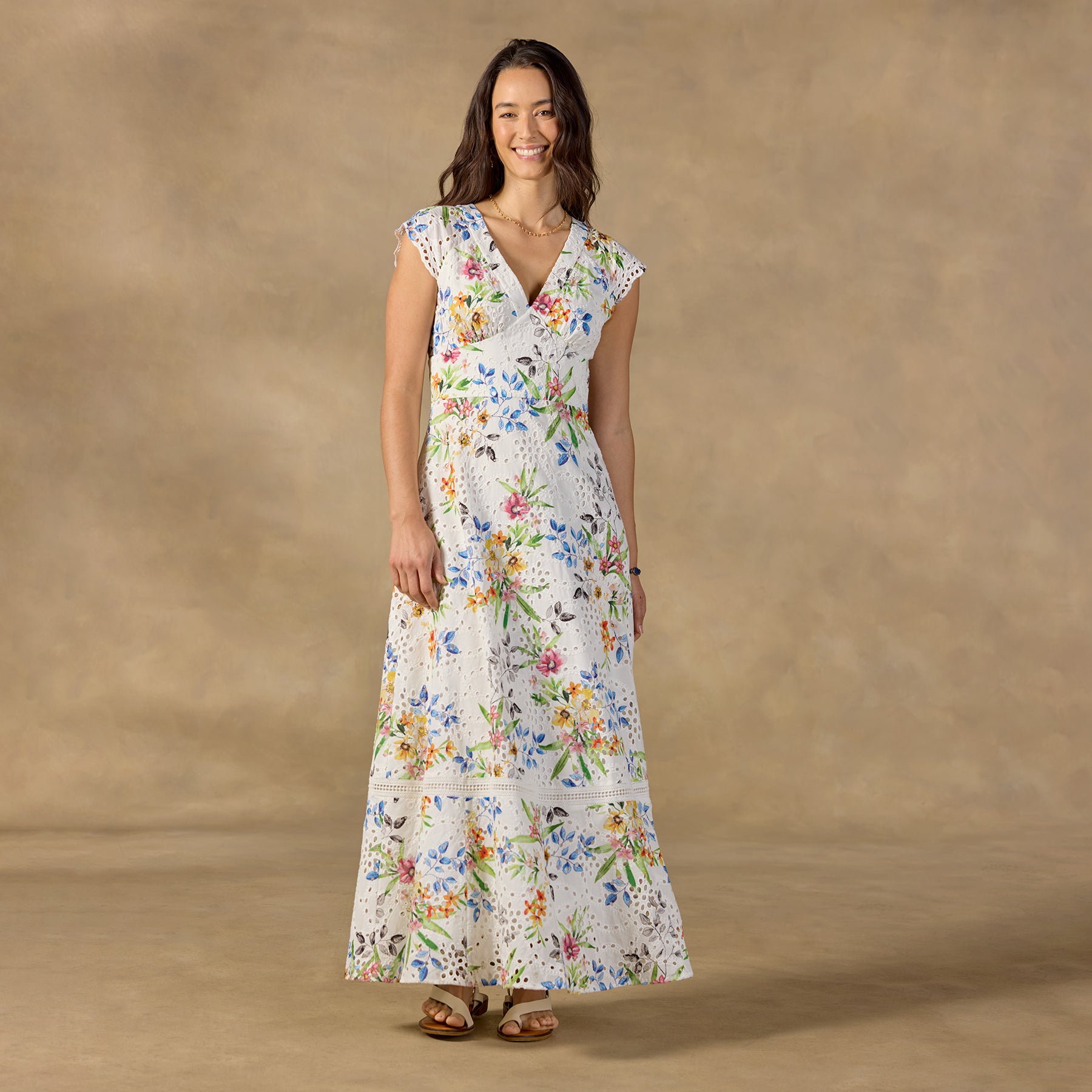 sundance-Camarillo Eyelet Dress-Sundance Outlet