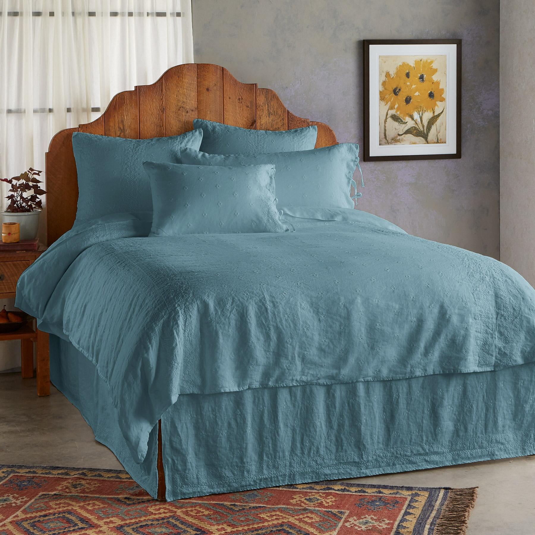 sundance-Gossamer Linen Embroidery Duvet-Sundance Outlet