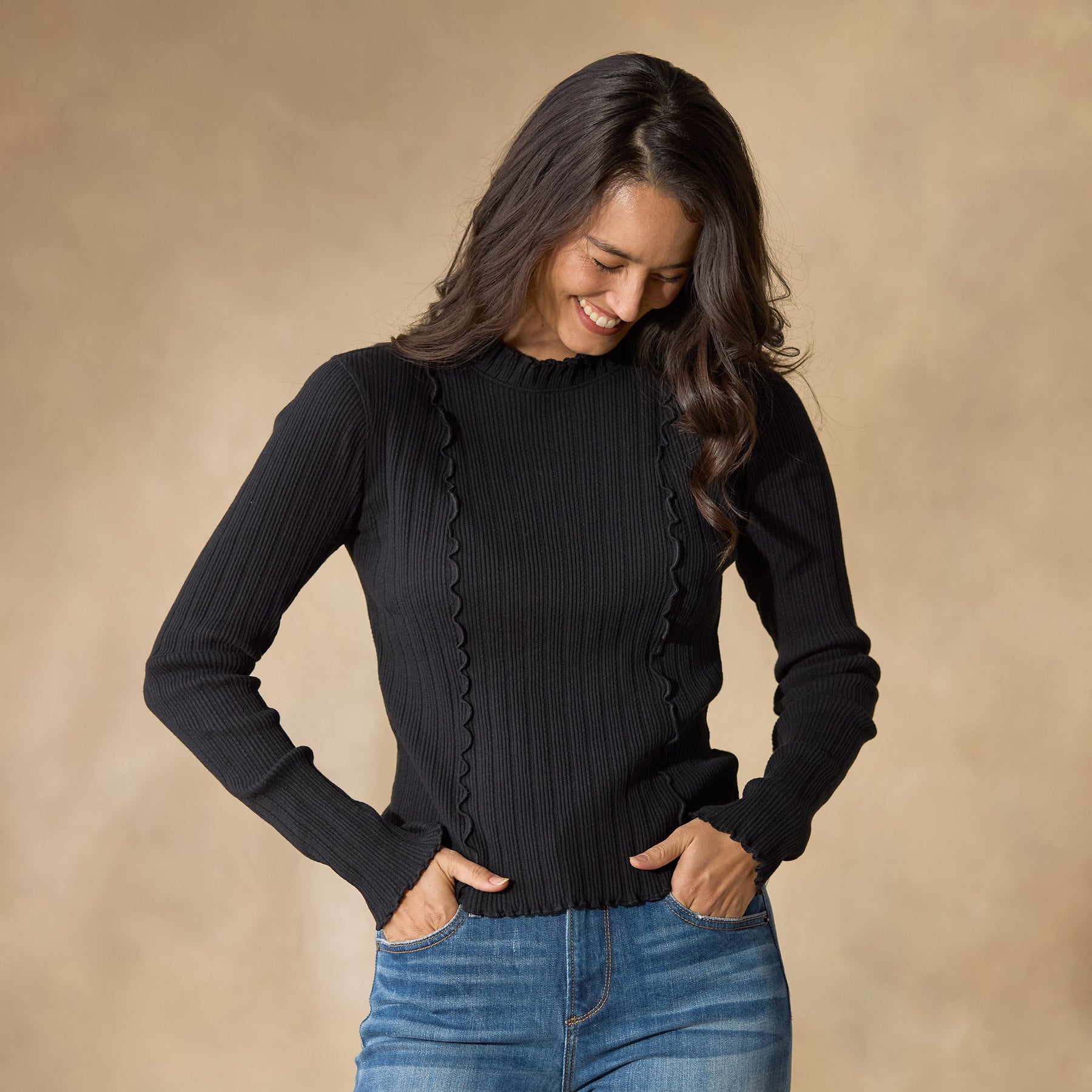 sundance-Gizelle Long Sleeve Top-Sundance Outlet