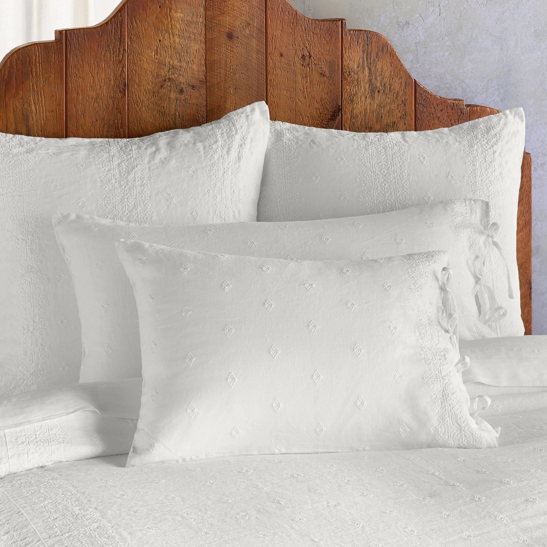 sundance-Gossamer Linen Embroidery Sham-Sundance Outlet
