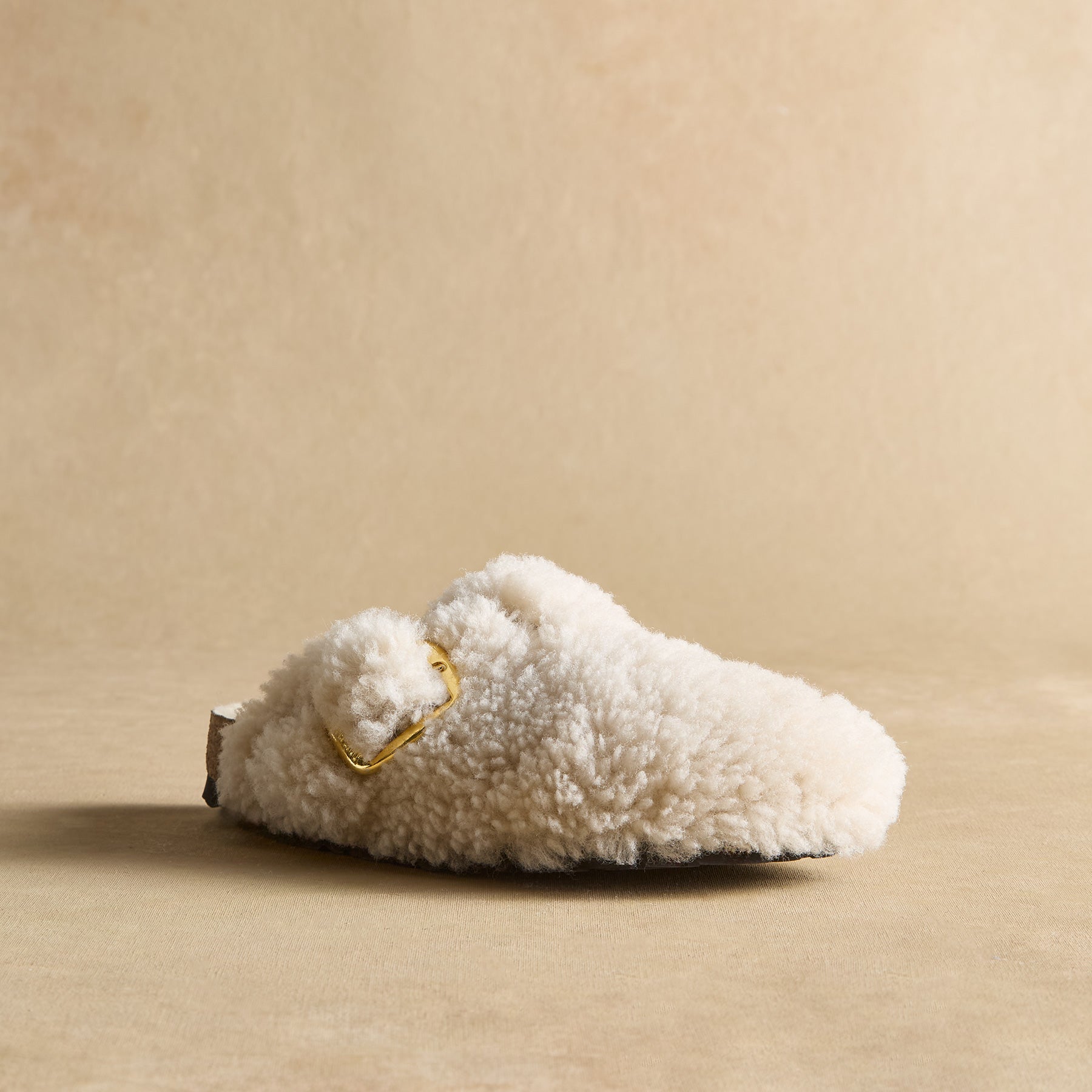 sundance-Boston Big Buckle Teddy Slides-Sundance Outlet