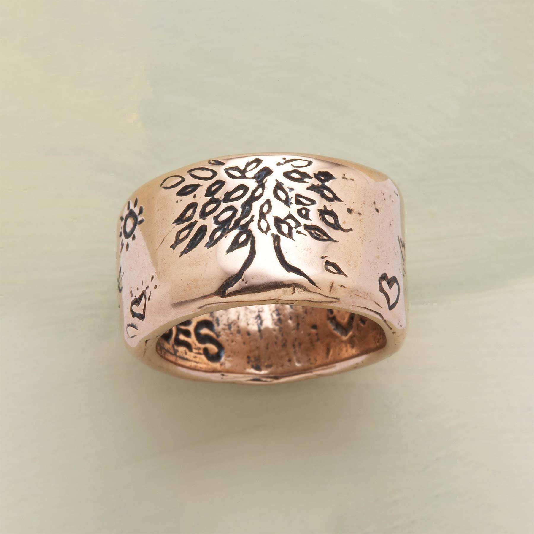 sundance-Rose Gold Strength Ring-Sundance Outlet