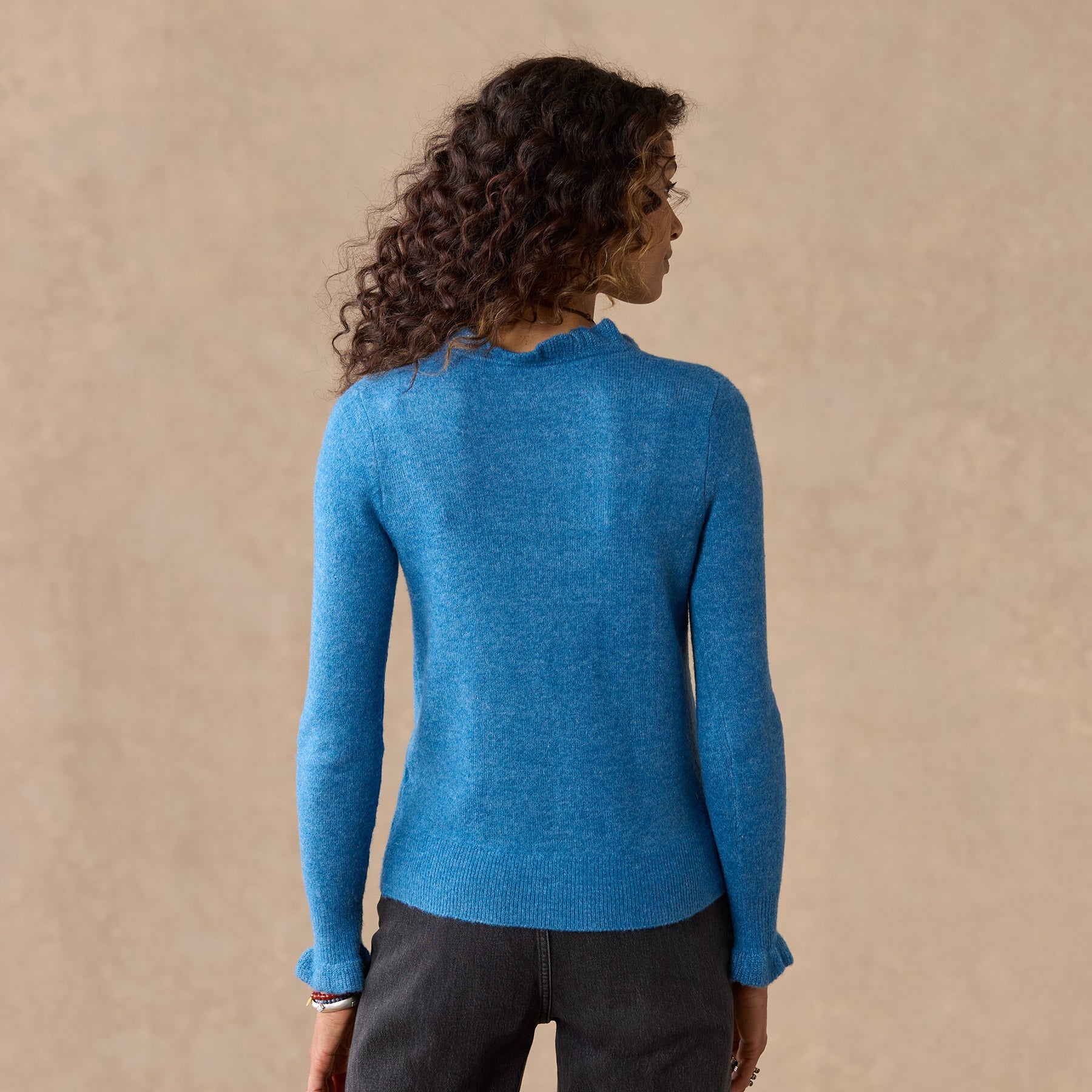 sundance-Gisella Ruffle Sweater, Petite-Sundance Outlet