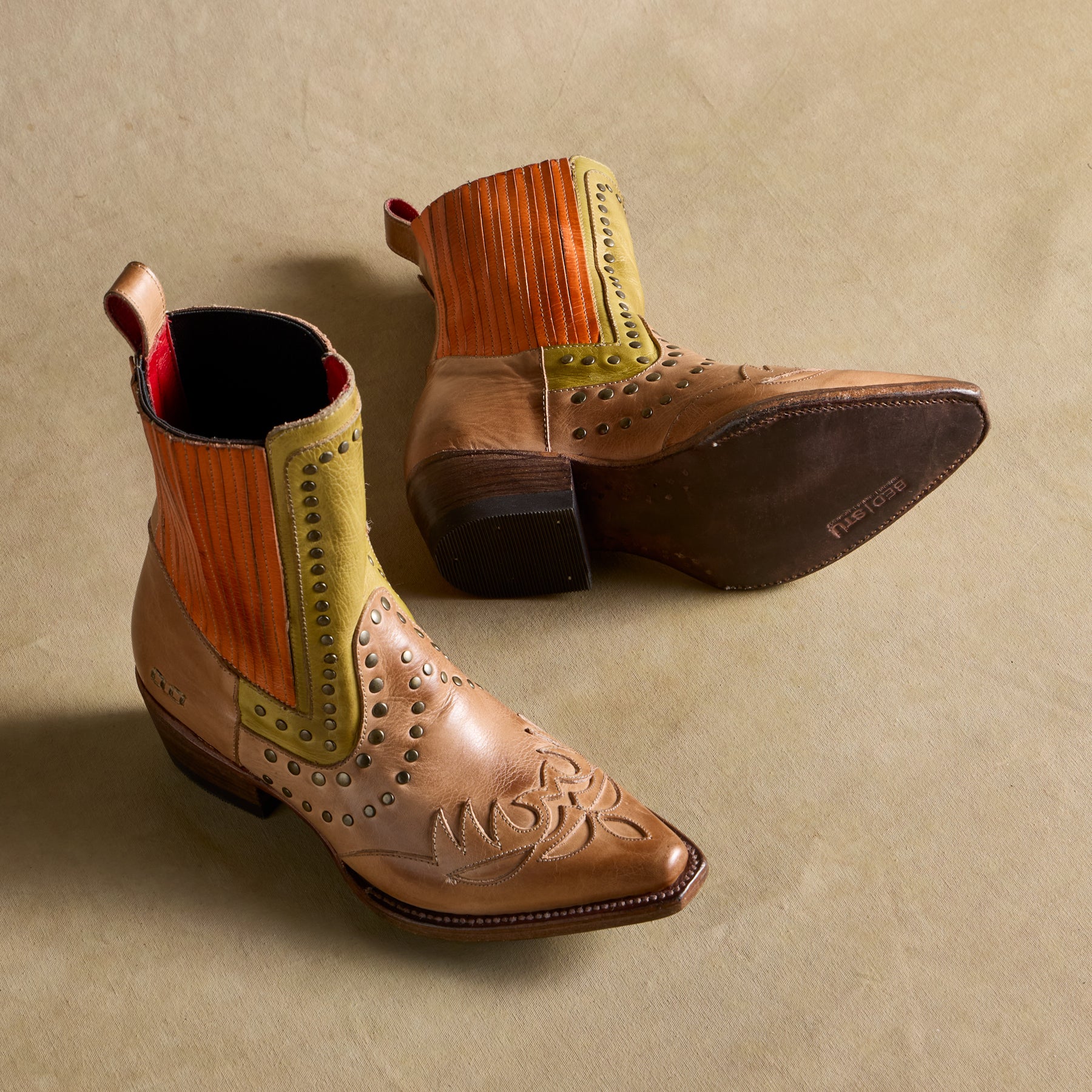 sundance-Dunsmuir Studded Boots-Sundance Outlet