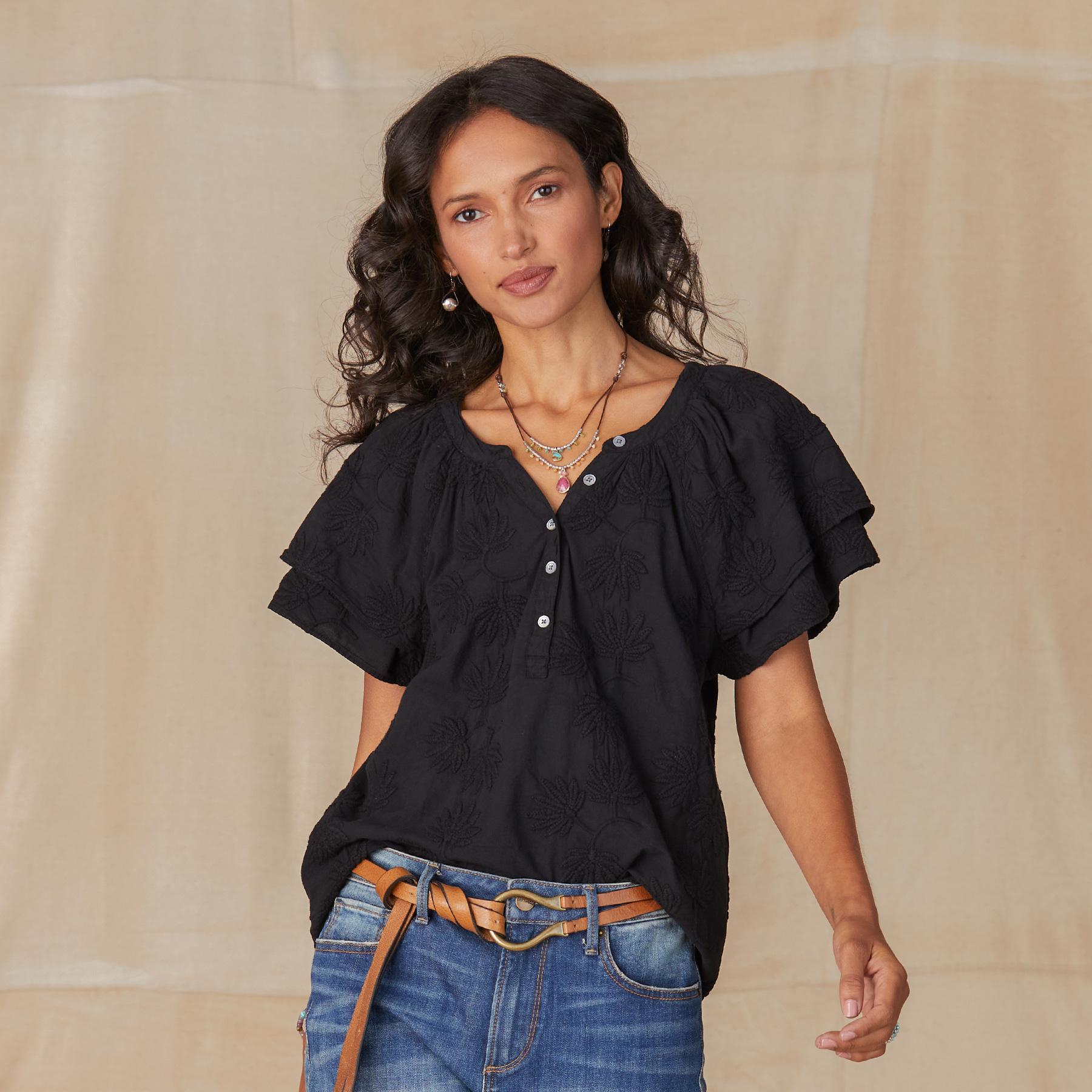 sundance-Claudie Wildflower Blouse-Sundance Outlet