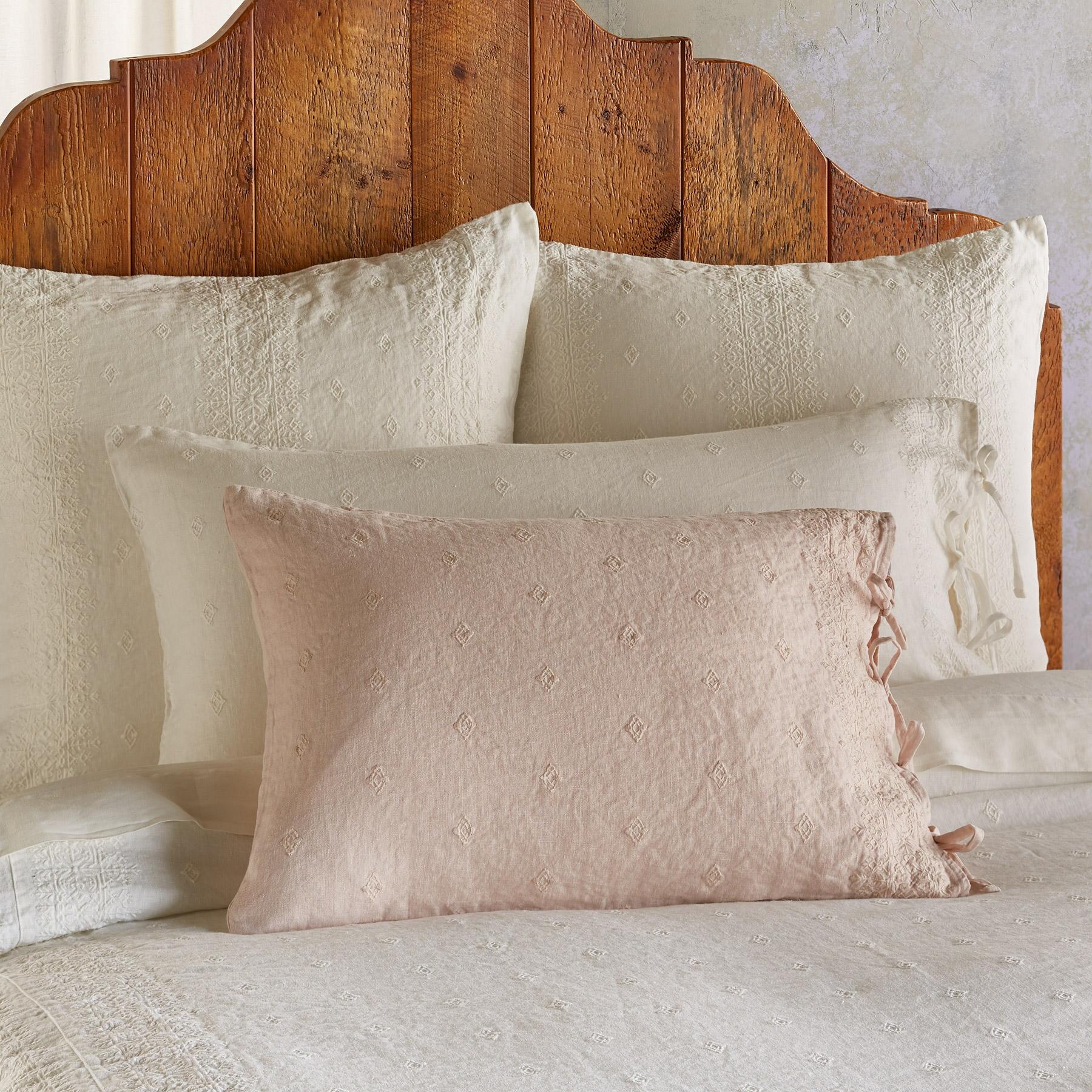 sundance-Gossamer Linen Embroidery Sham-Sundance Outlet