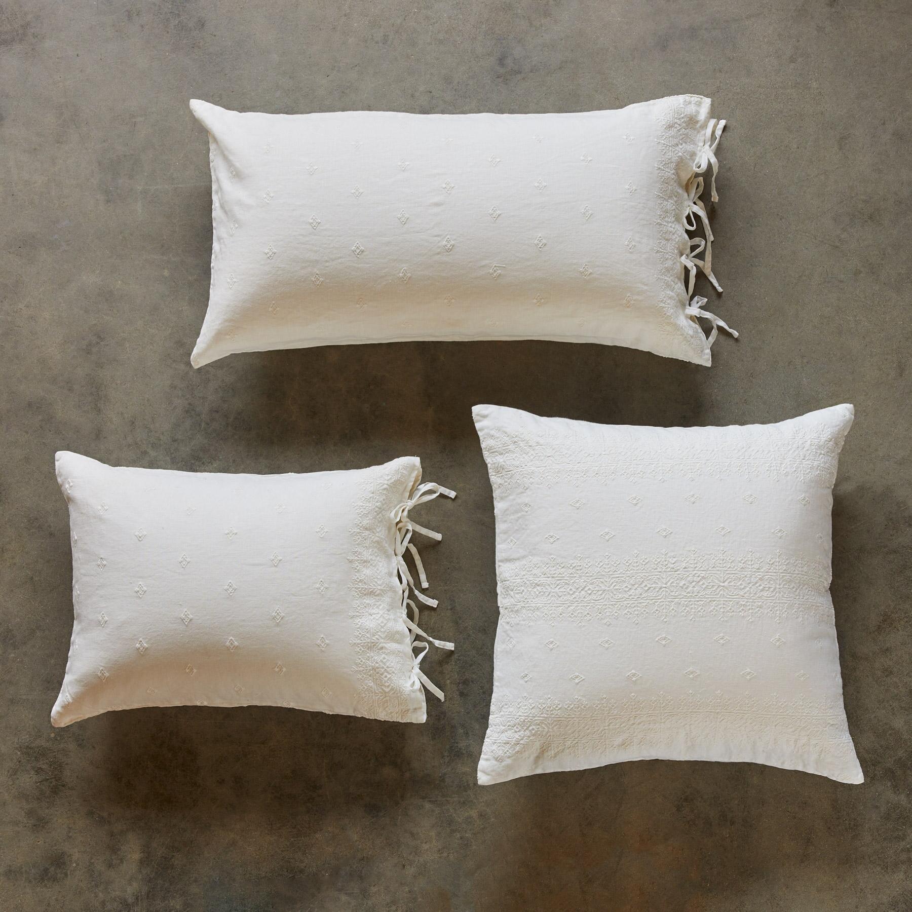 sundance-Gossamer Linen Embroidery Sham-Sundance Outlet