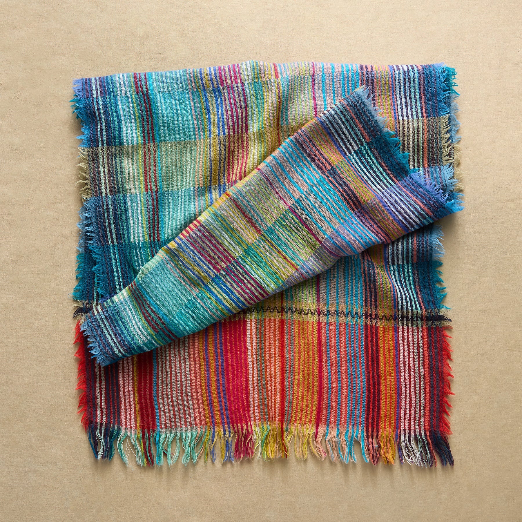 sundance-Carol Striped Scarf-Sundance Outlet