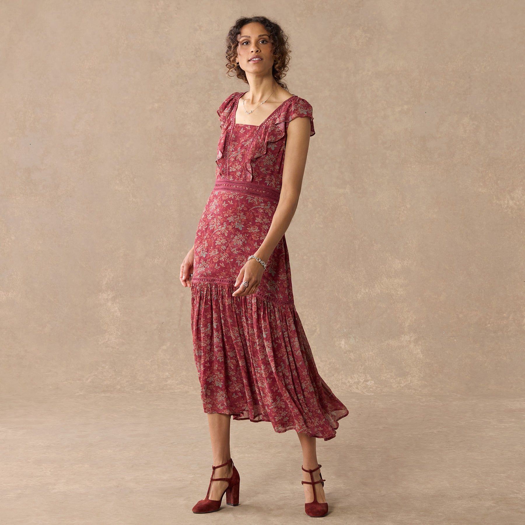 sundance-Harvest Florals Dress, Petite | Sundance Outlet-Sundance Outlet