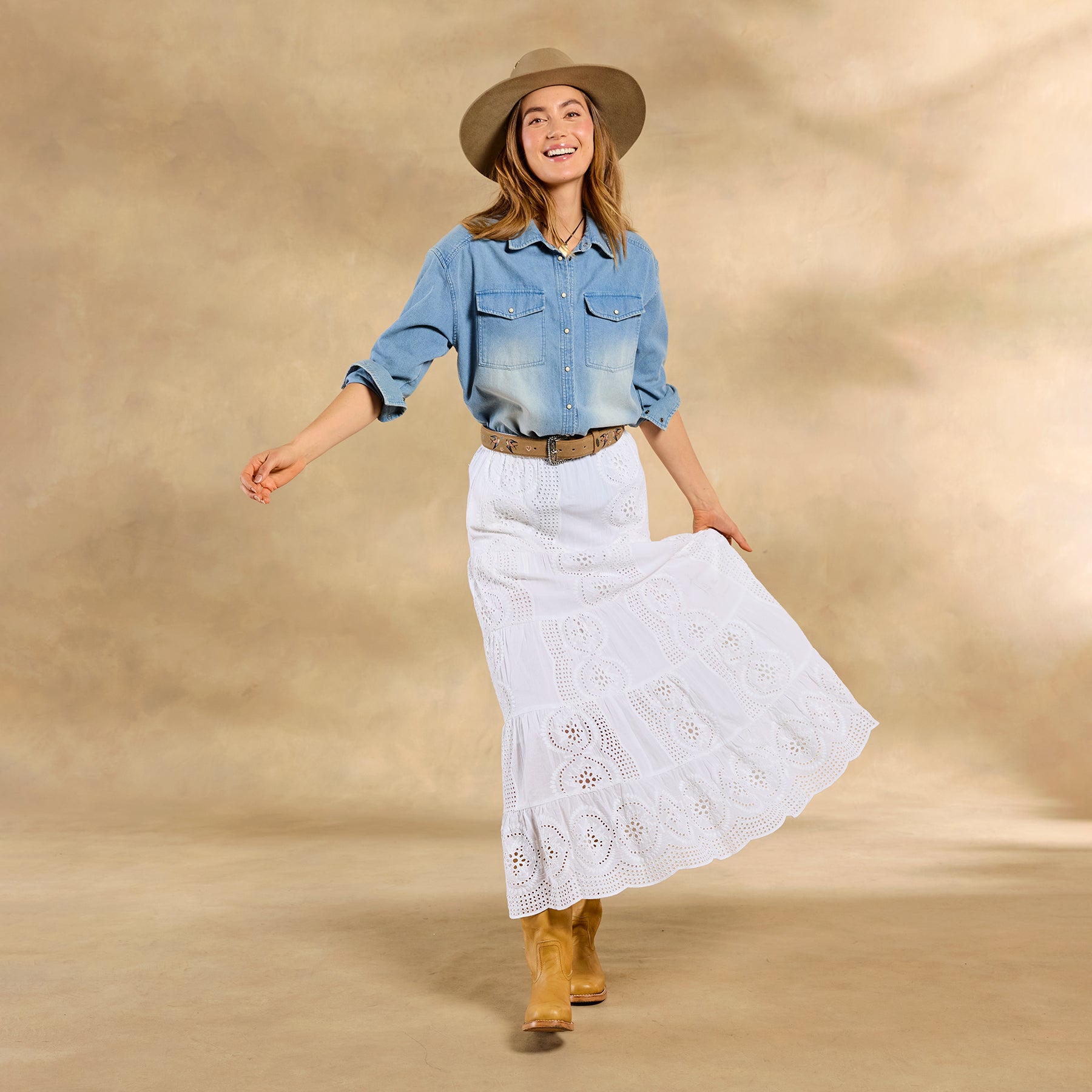 sundance-Ensenada Skirt, Petite-Sundance Outlet