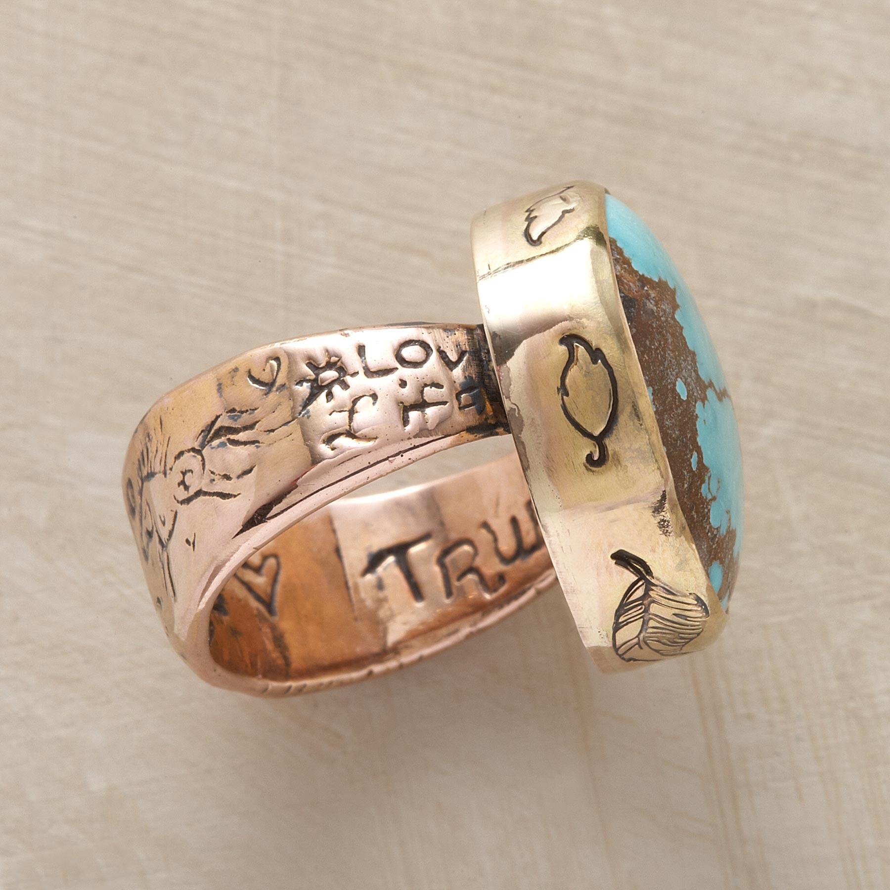 sundance-Turquoise Testament Ring-Sundance Outlet