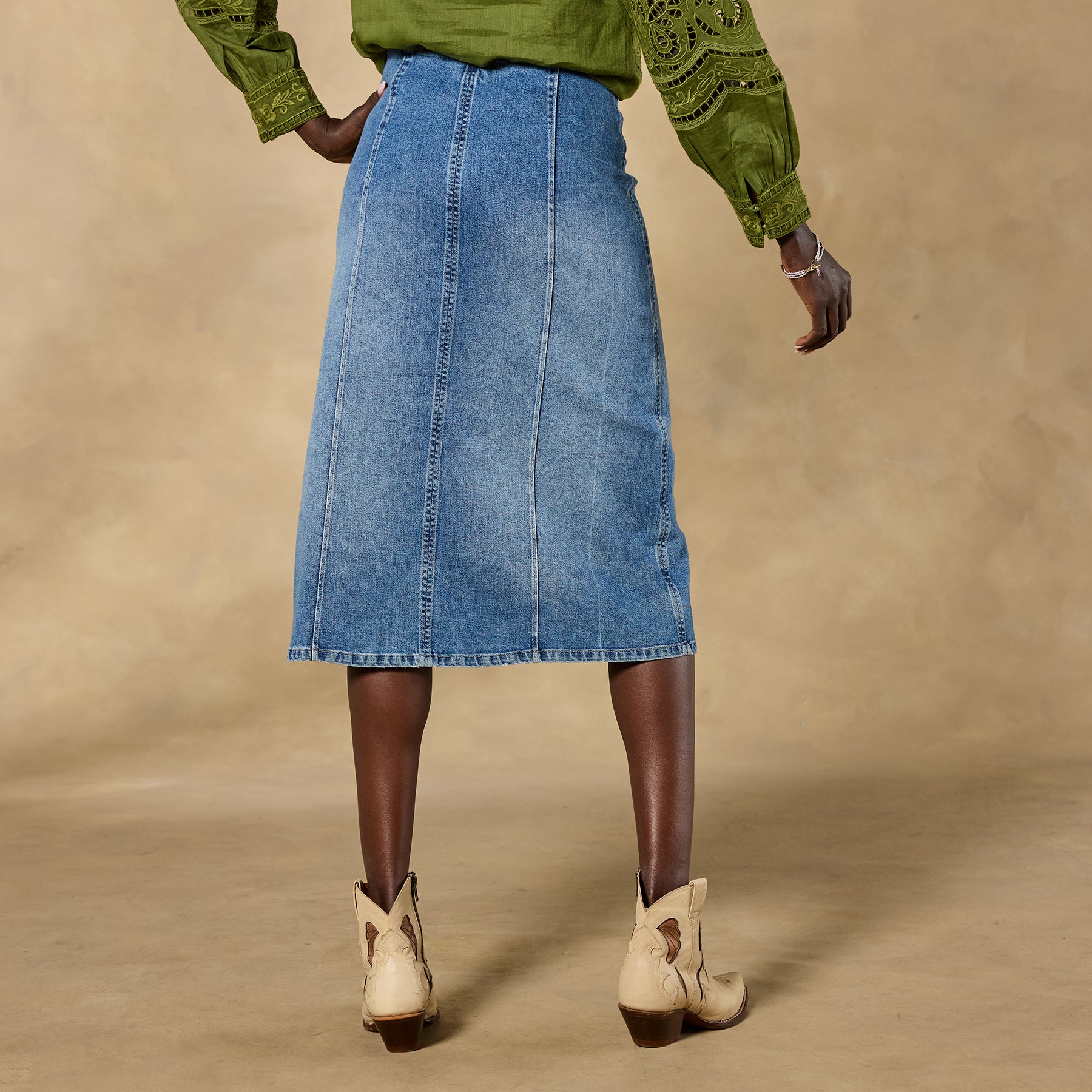 sundance-Alma Denim Skirt-Sundance Outlet