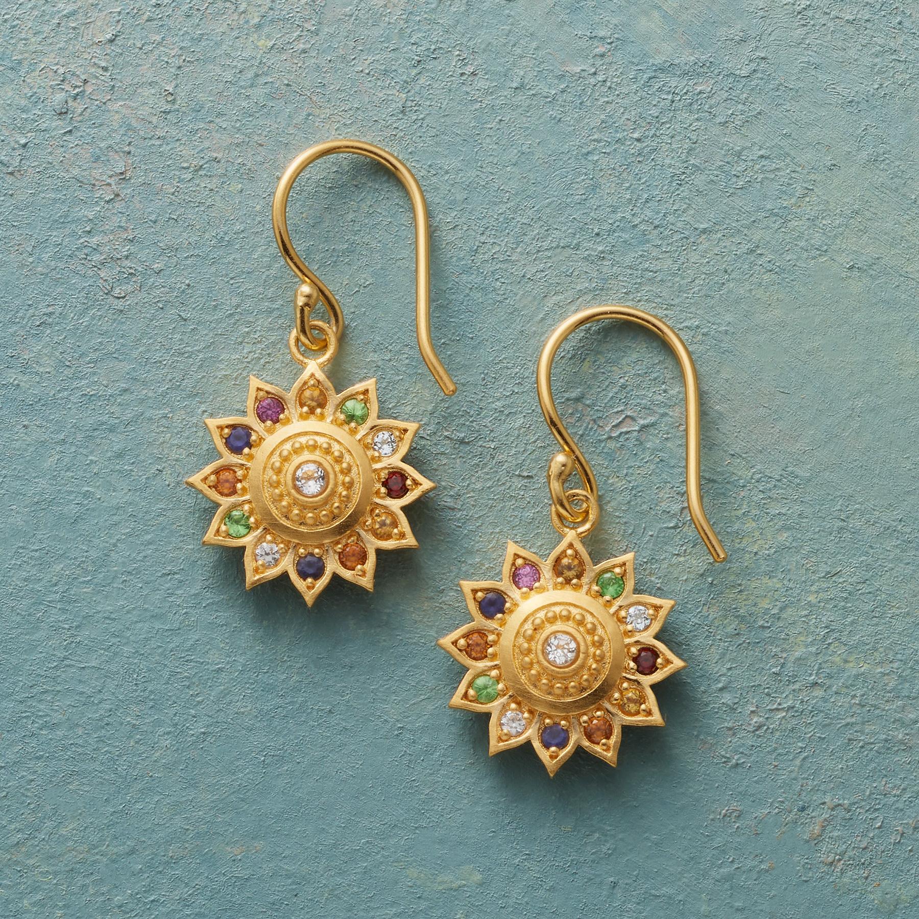 sundance-Vibrant Lotus Earrings-Sundance Outlet