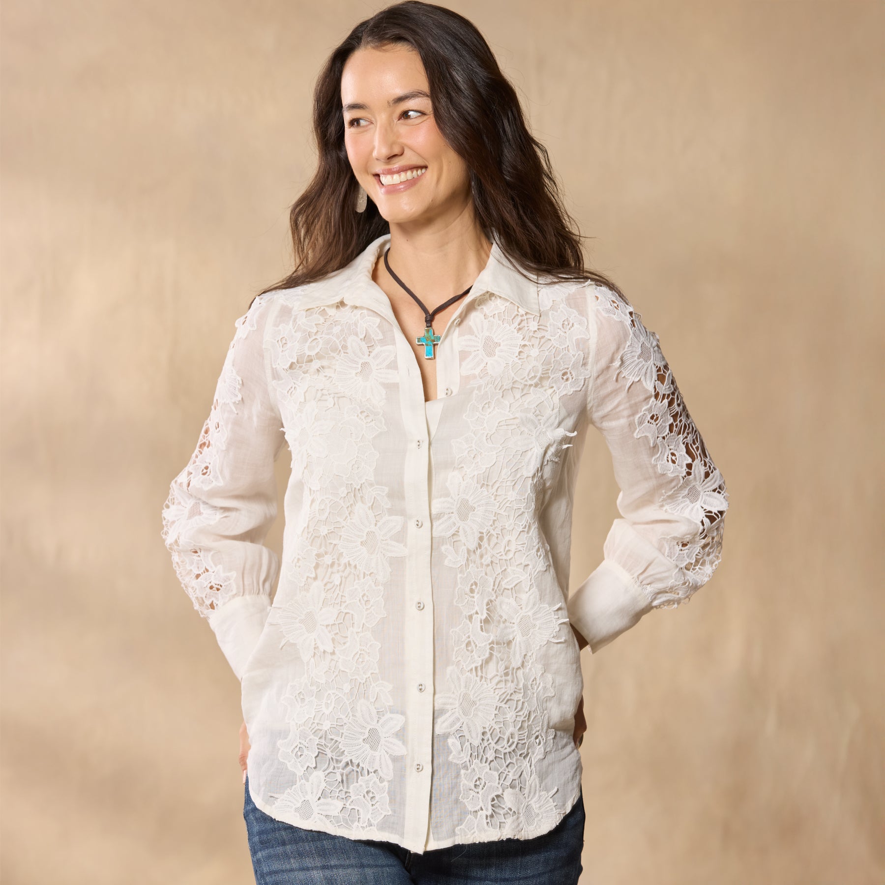 sundance-Monrovia Shirt, Petite-Sundance Outlet